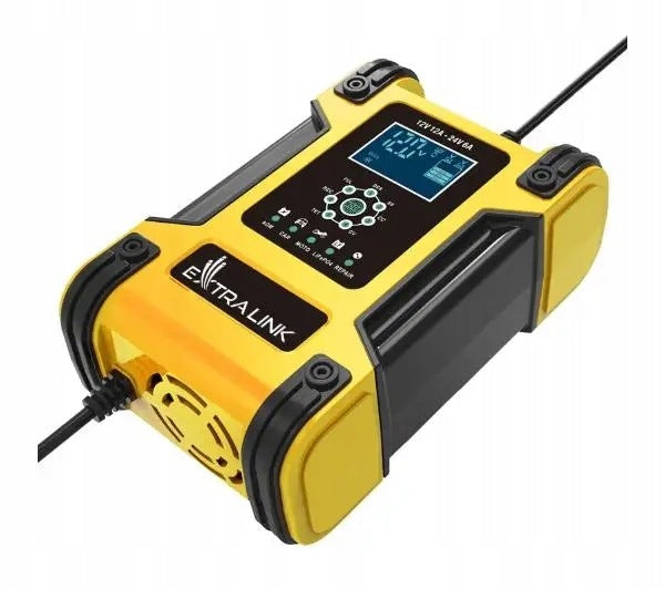Extralink Shango Battery Charger 100-240VAC 12V/12A, 24V/6A Packaging status original