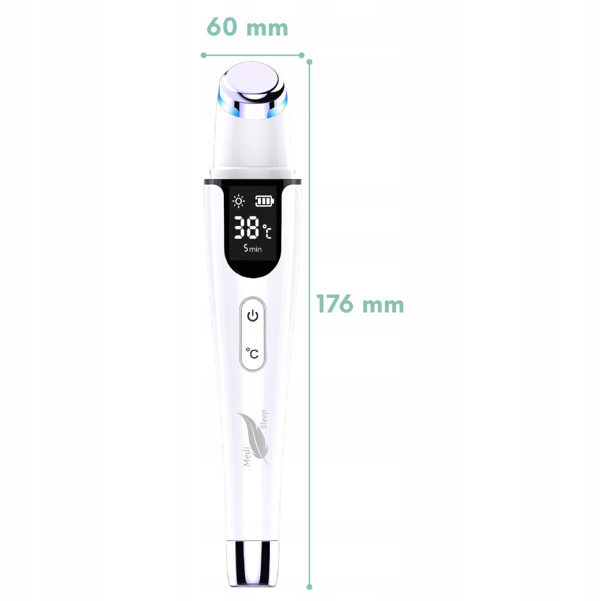 Eye Massager Mouth Eye Area Thermal LED Warm Compress LCD Vibration Medical device no