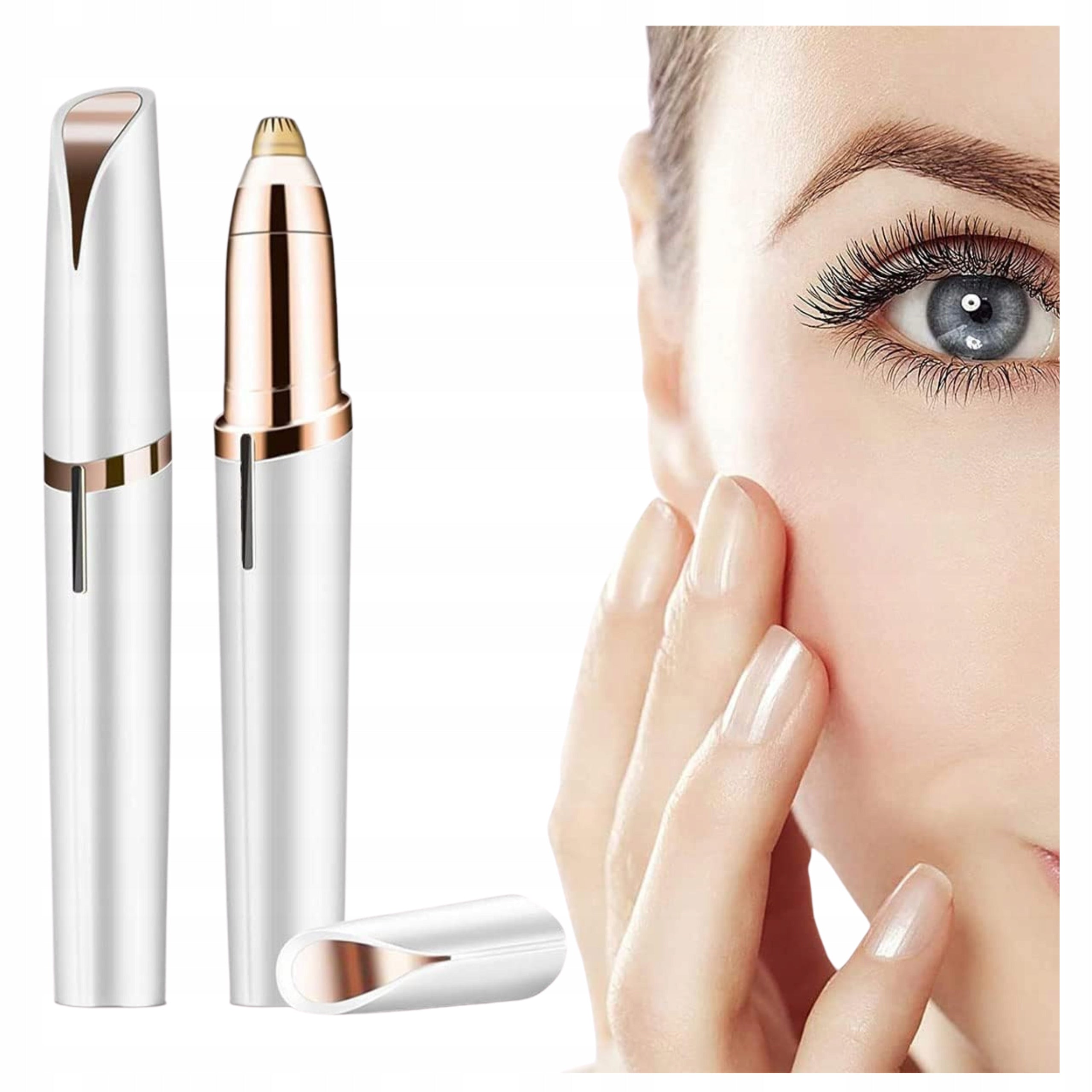 Eyebrow Epilator Female Precision Face Trimmer LED Machine Powerful