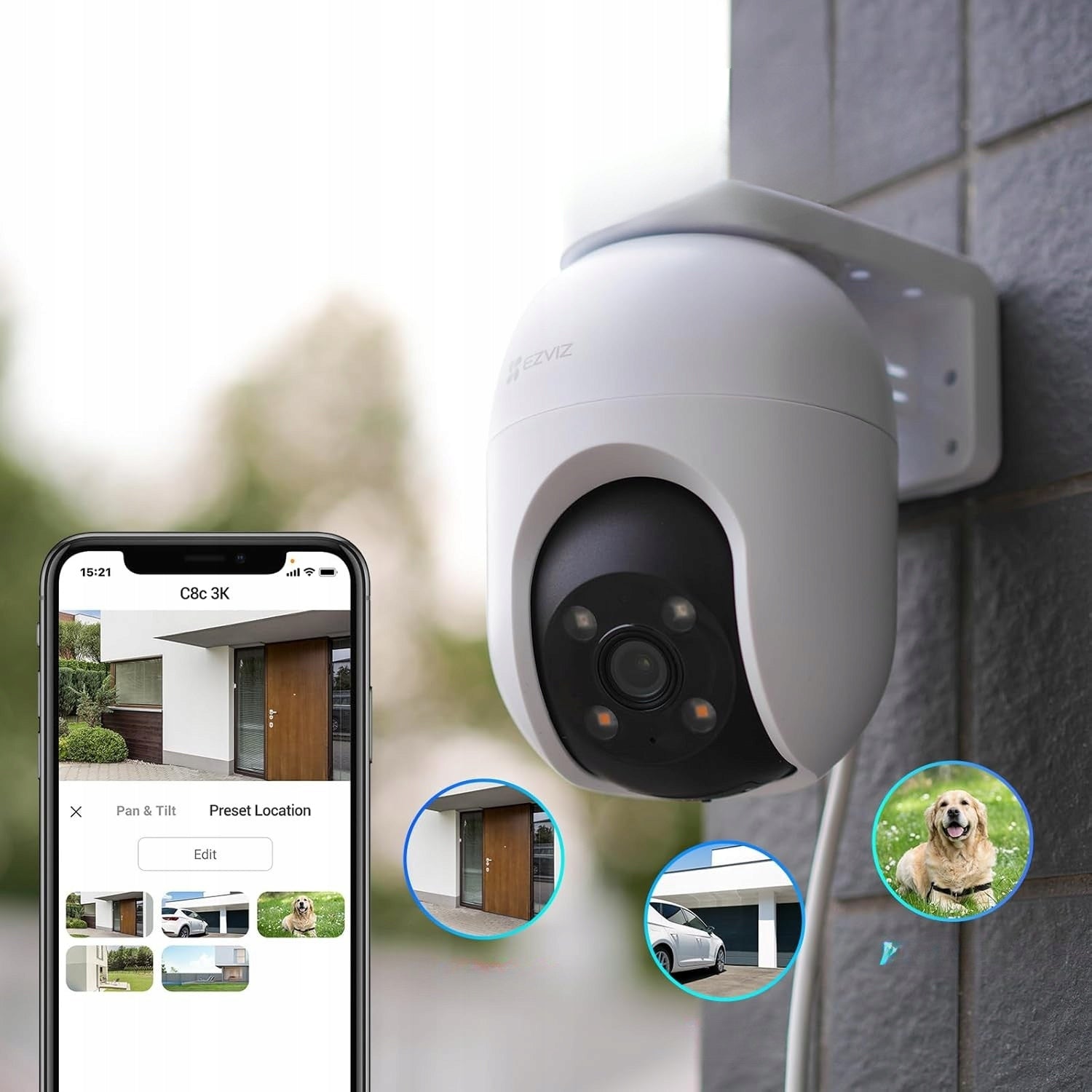 Ezviz C8c 2MP 1080p Rotating Outdoor AI Detection Night Mode Brand Ezviz