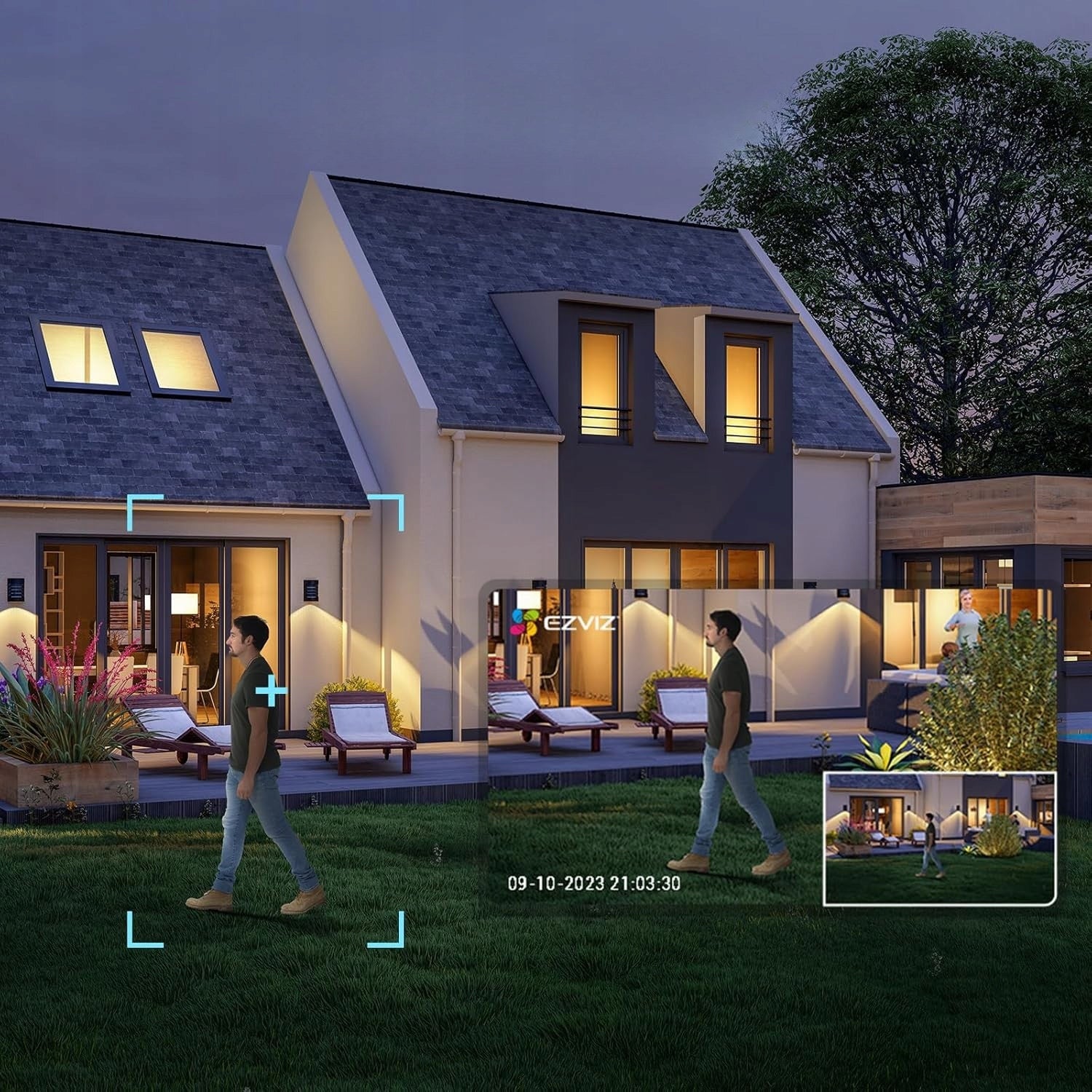 Ezviz C8c 2MP 1080p Rotating Outdoor AI Detection Night Mode Model C8T