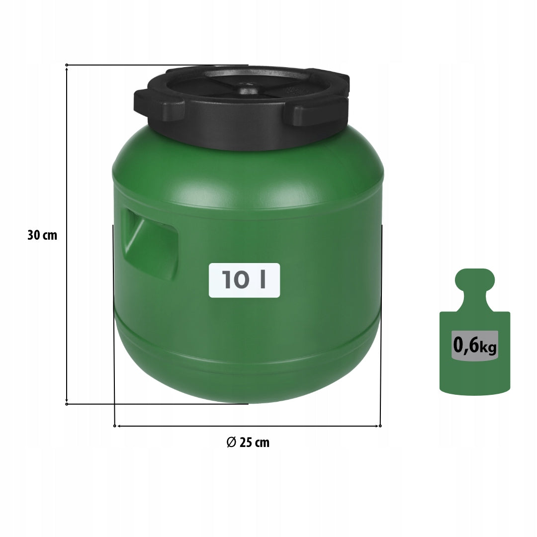 F&R PLASTIC BARREL 10L SCREW-ON FOR RAINWATER AND STORAGE Brand no brand
