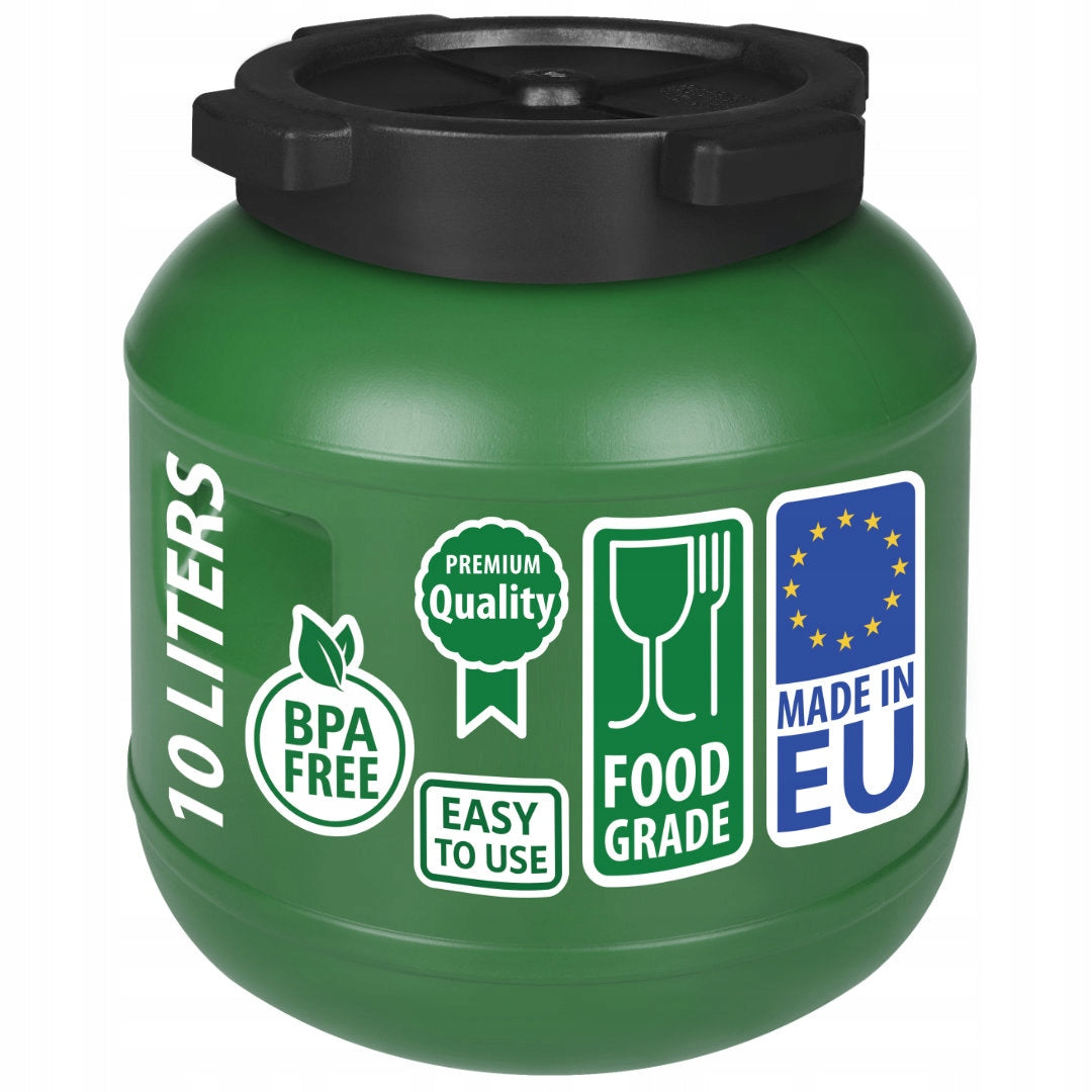 F&R PLASTIC BARREL 10L SCREW-ON FOR RAINWATER AND STORAGE Manufacturer code FR0342