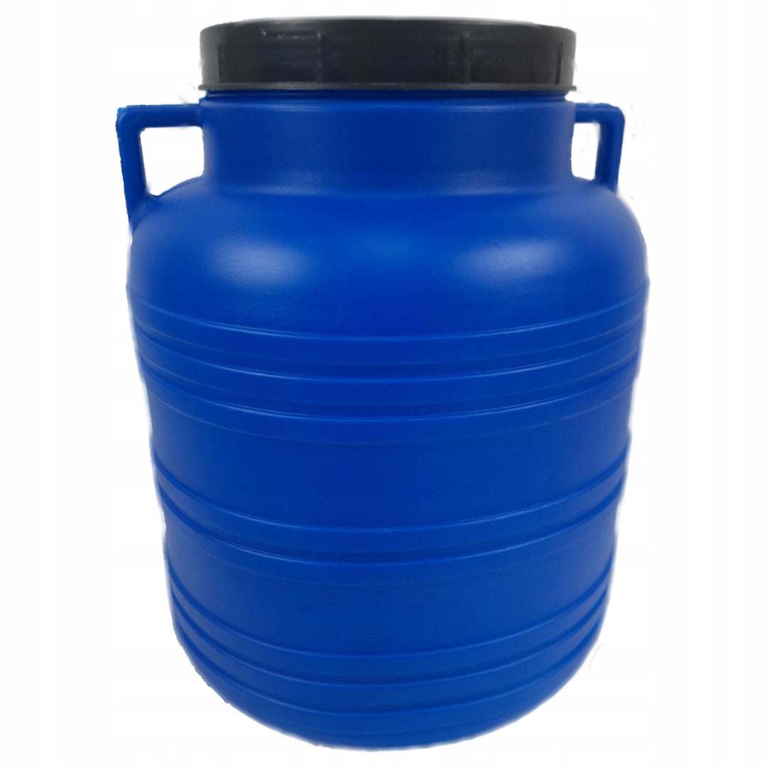 F&R PLASTIC BARREL 40L FOR PICKLING CABBAGE FOR WATER HANDLES BLUE