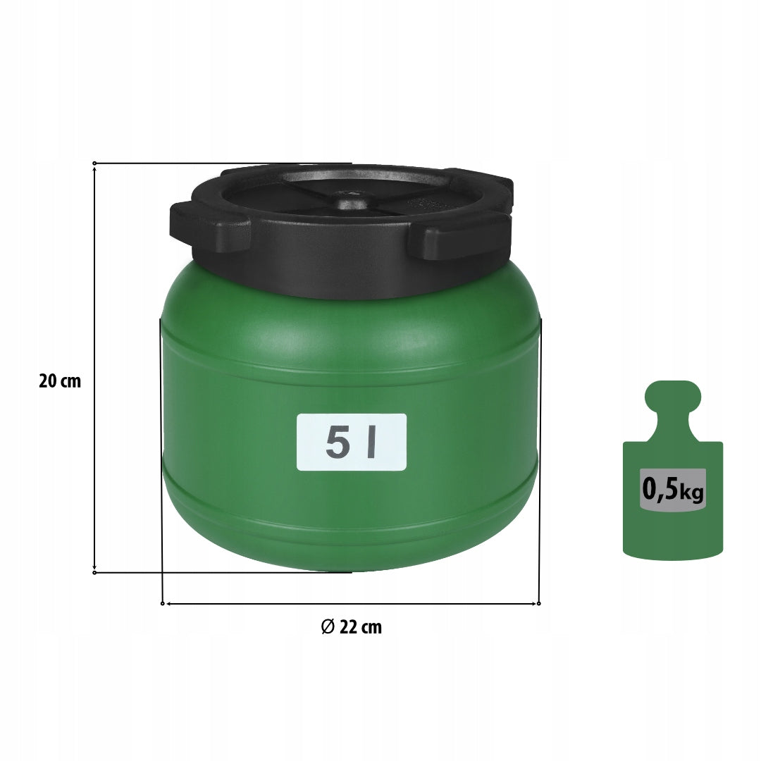 F&R PLASTIC BARREL 5L SCREW-ON FOR RAINWATER AND STORAGE Brand no brand