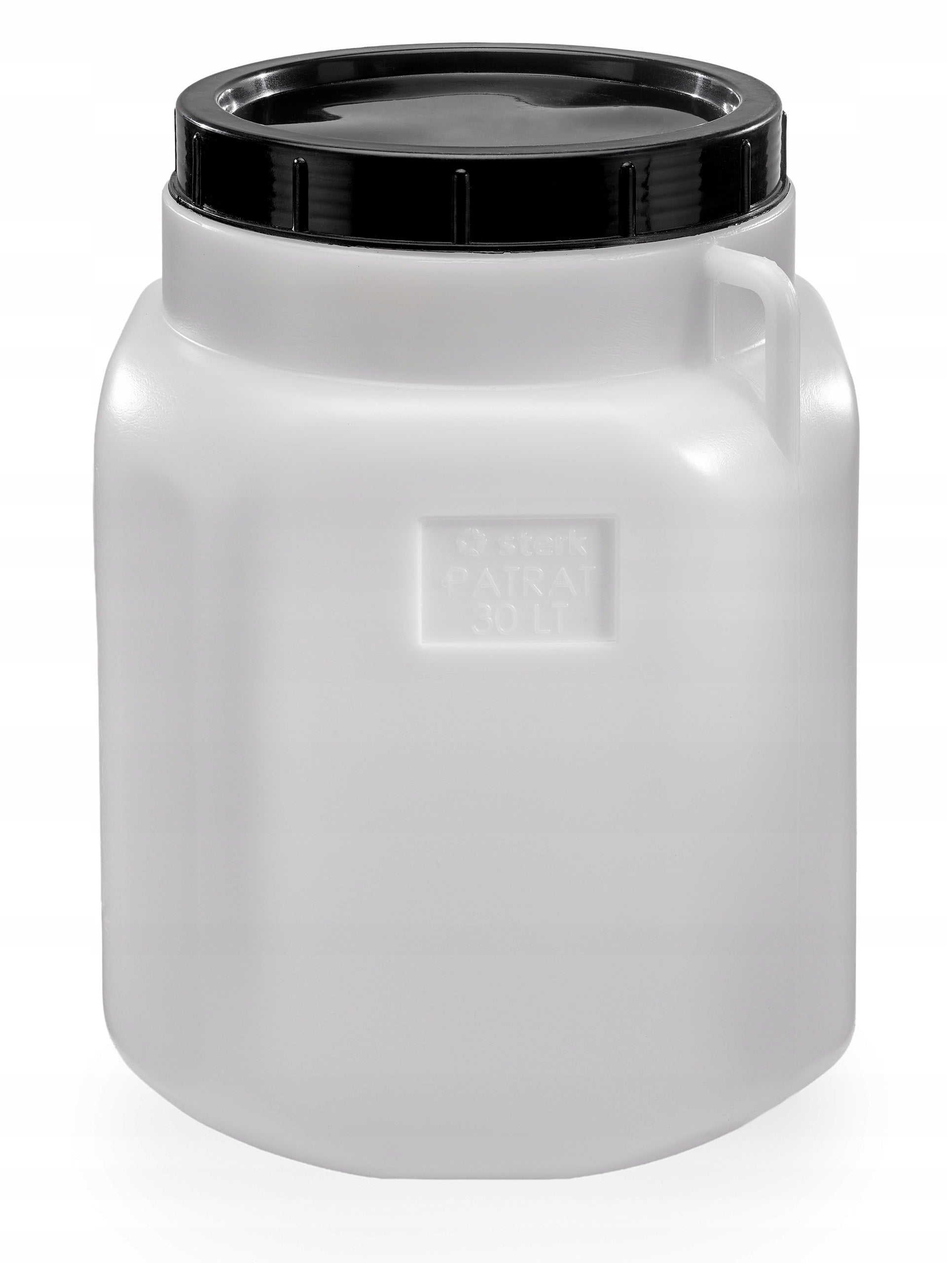 F&R SQUARE BARREL, SCREW-ON WITH HANDLES 30l - WHITE