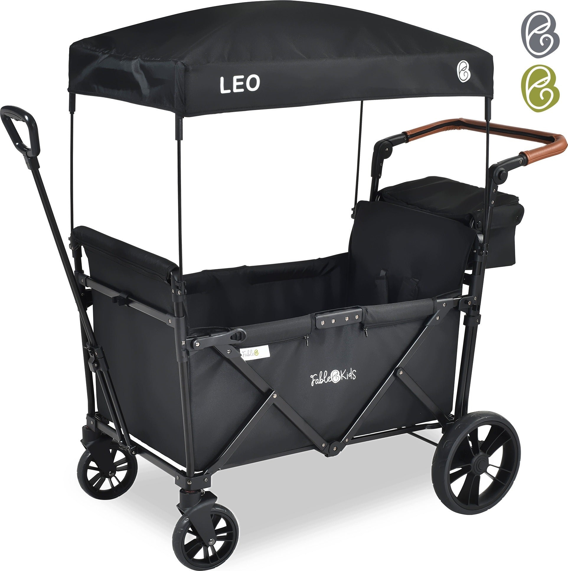 FABLEKIDS MULTIFUNCTION TROLLEY LEO X2 LITE ONYX BLACK