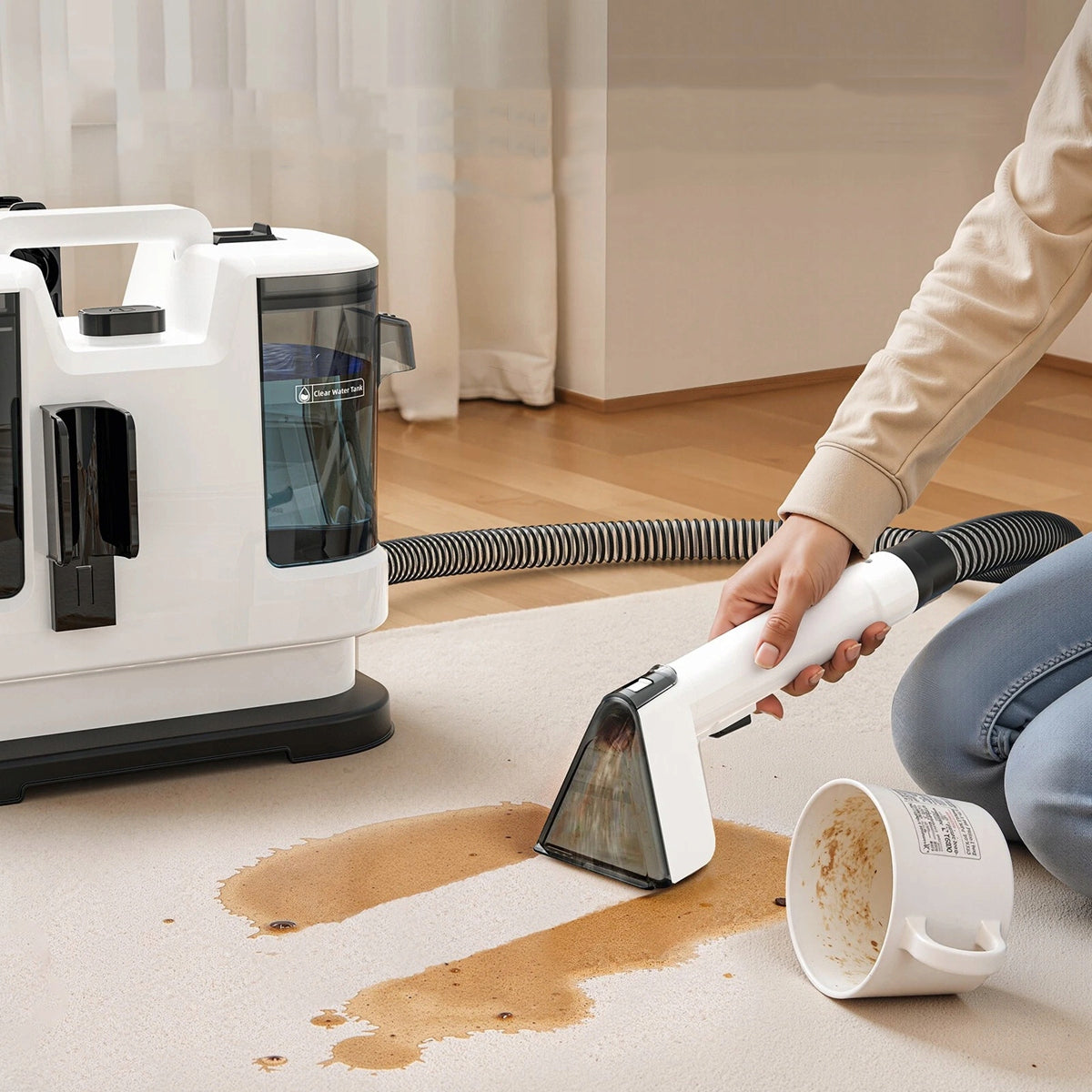 FABRIC CLEANING MACHINE CARPET CLEANING MACHINE FOR HOME SOFA Product weight with unit packaging 4.21 kg