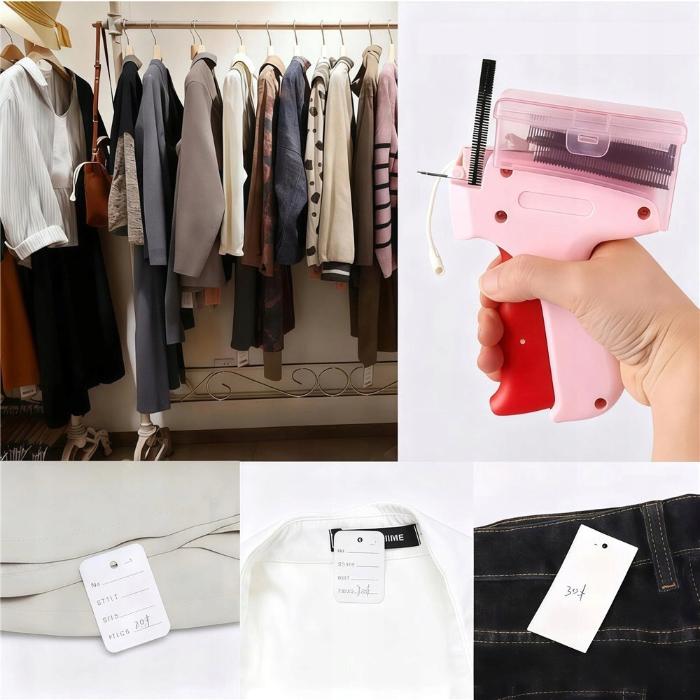 FABRIC STAPLER CLOTHING REPAIR GUN SET OF 1000 PINS Material synthetic material