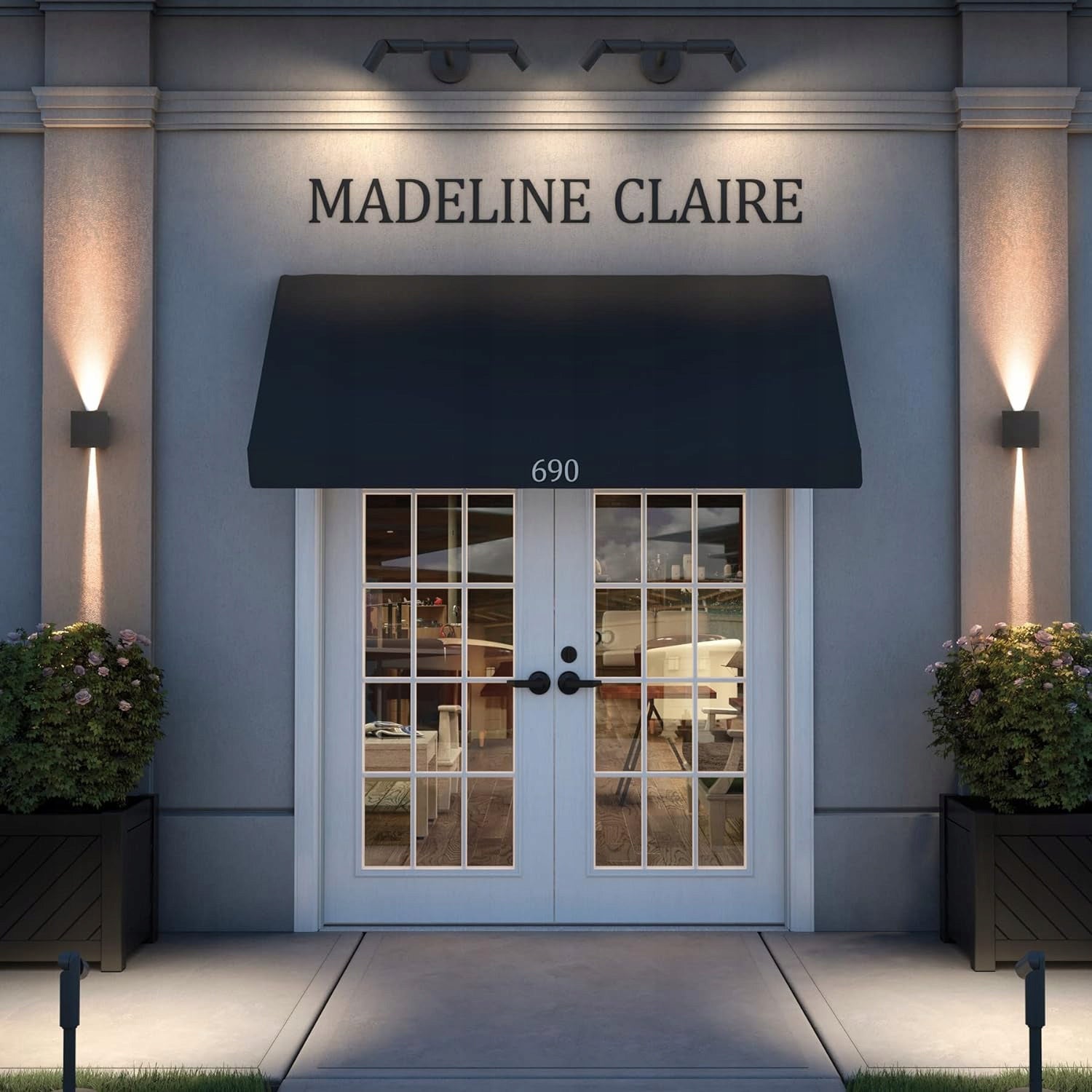 FACADE WALL LAMP OUTDOOR LED WALL LAMP 6W IP65 TOP DOWN LOFT Manufacturer code BD-C035-BLACK