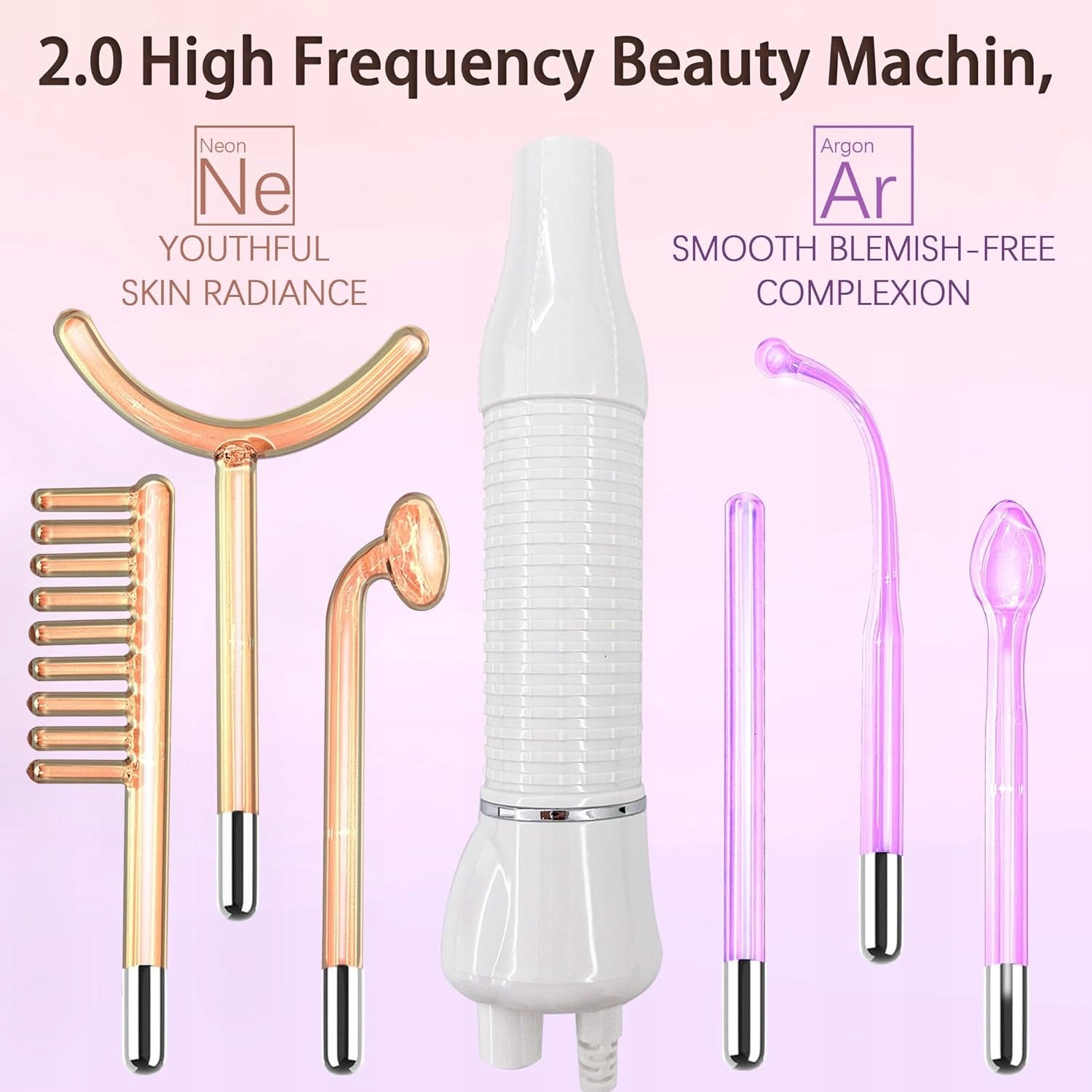 FACE CARE DEVICE HF 6 ELECTRODES Packaging status original