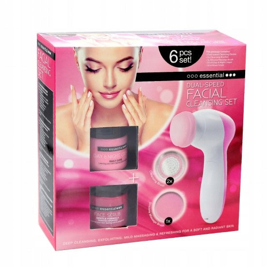 FACE CLEANSING CARE SET PEELING CREAM MASSAGER Maxbrands Brand Maxbrands