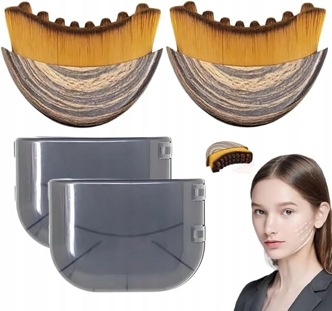 FACE MASSAGE BRUSH NECK massage dry lymphatic drainage 2 pcs.