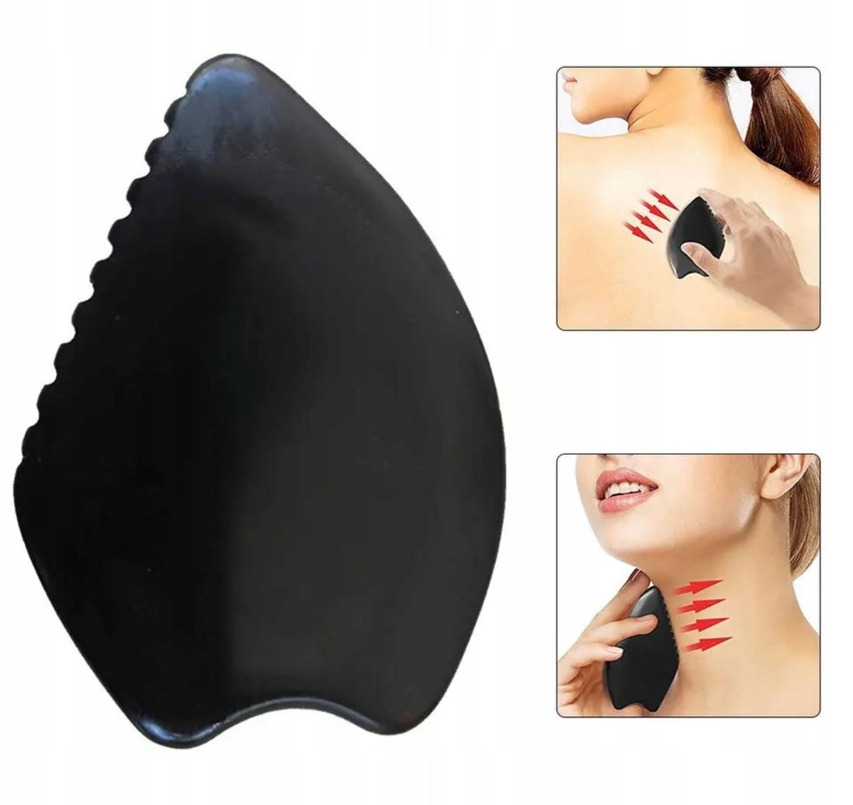 FACE MASSAGE PLATE GUA SHA STONE BIAN Brand no brand