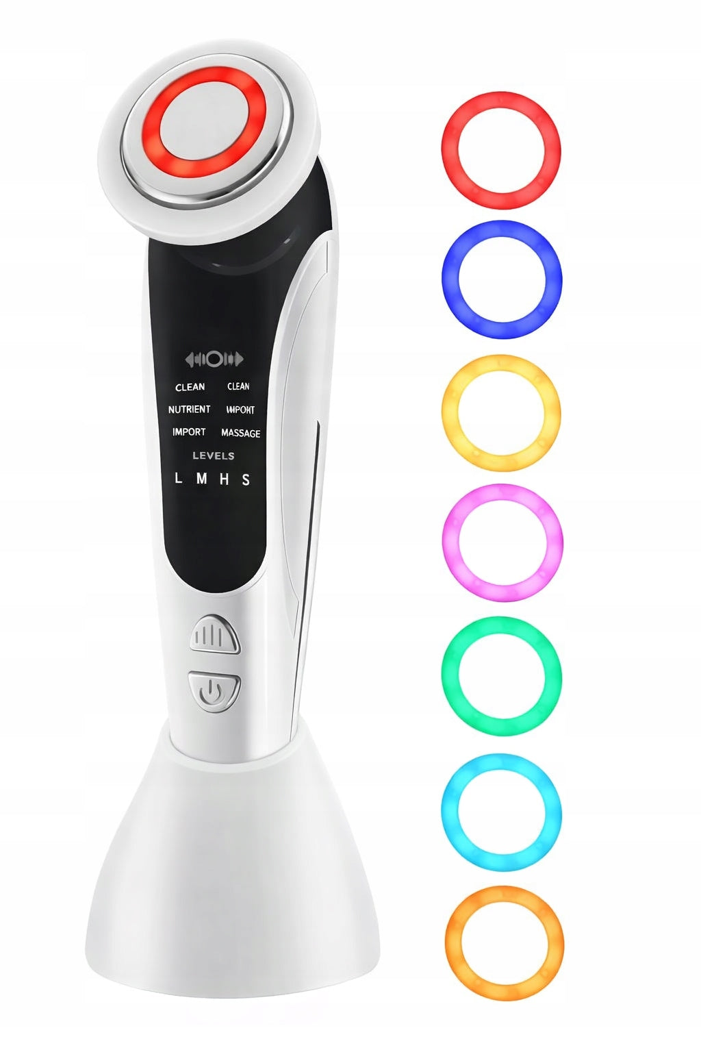 FACE MASSAGER EMS ULTRASOUND PHOTON CRYOTHERAPY MESOTHERAPY 7in1 Packaging status original