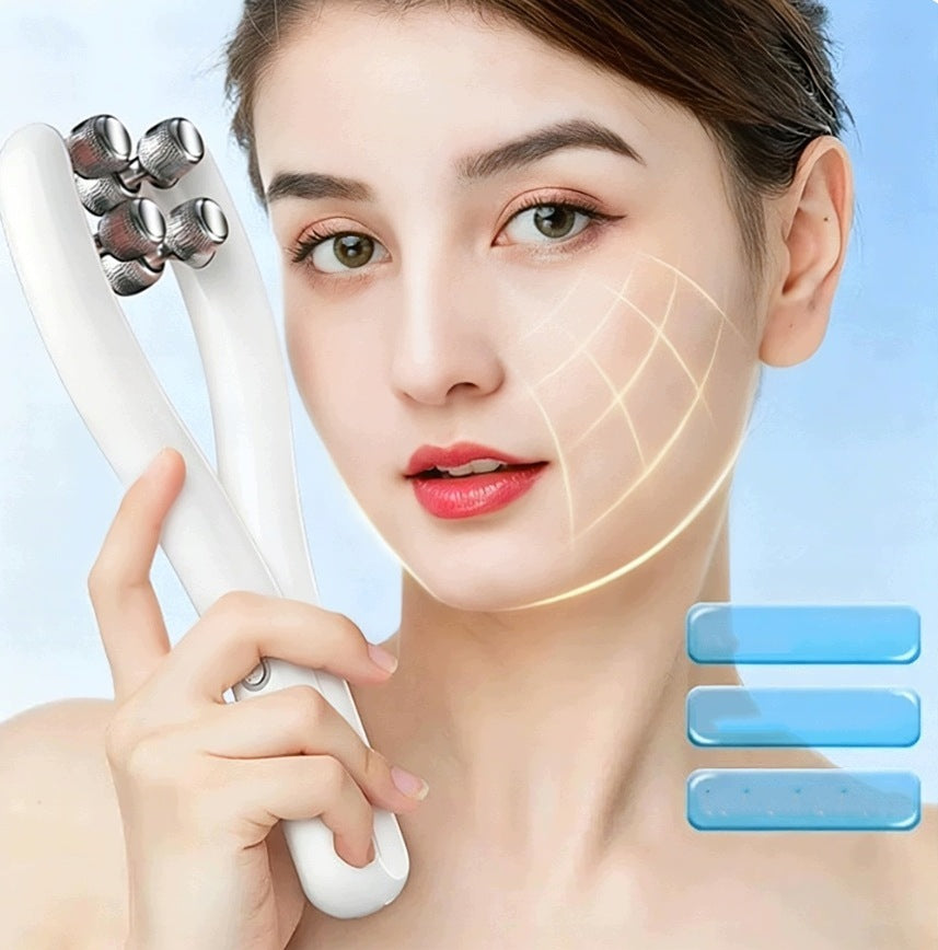 FACE MASSAGER V-FACE LIFTING AND MANDIBLE EMS WITH MICROCURRENTS Packaging status original