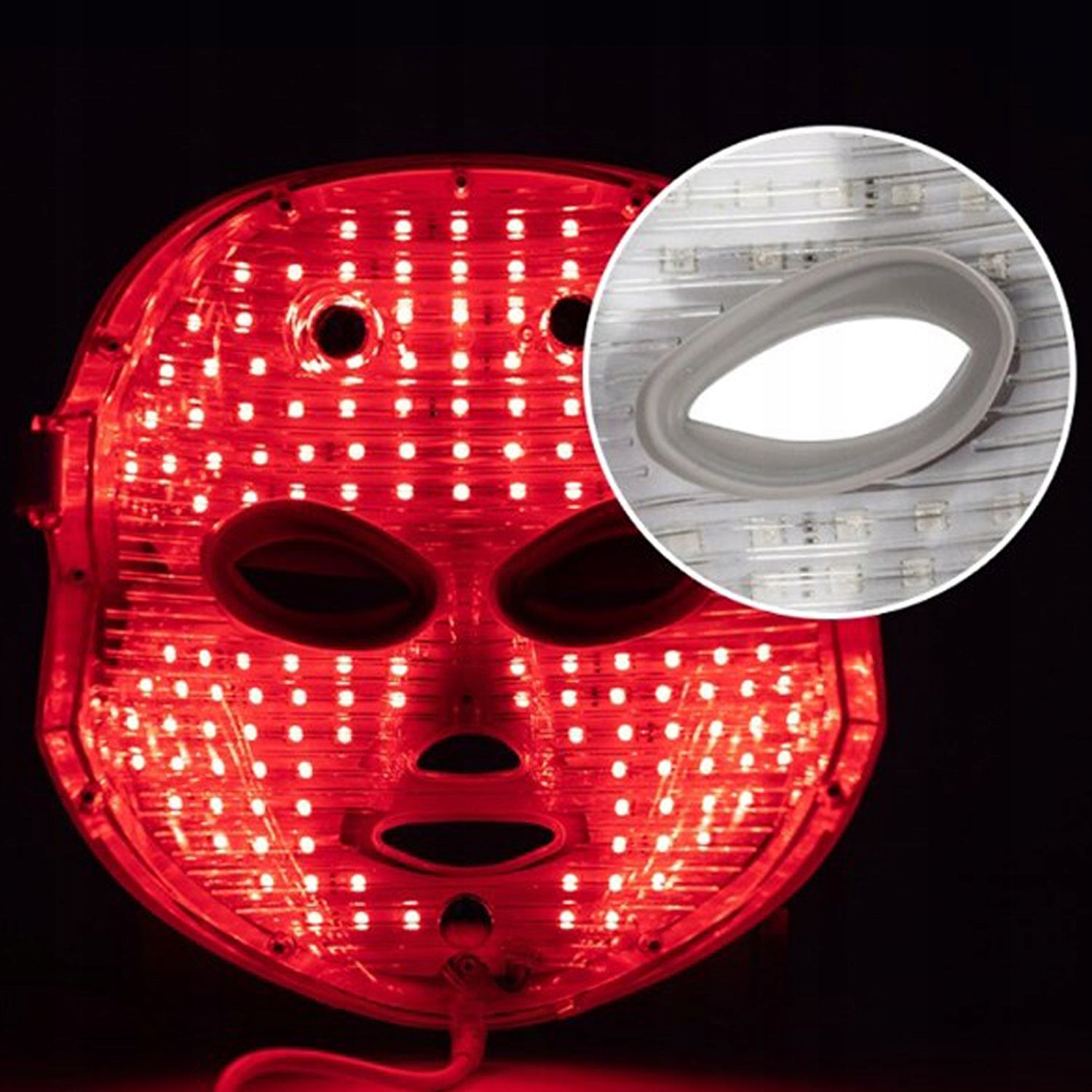 FACE PHOTON MASK | LED THERAPY | 7 COLORS | POLISH BRAND Manufacturer code EDJ G10