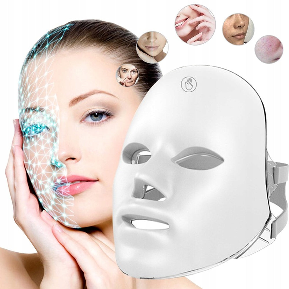 FACE PHOTON MASK | LED THERAPY | 7 COLORS | POLISH BRAND