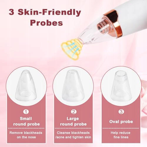 FACE PORE PURIFIER FOR BLACKHEAD REMOVAL 3 LEVELS OF SUCTION SET Manufacturer code Bez marki