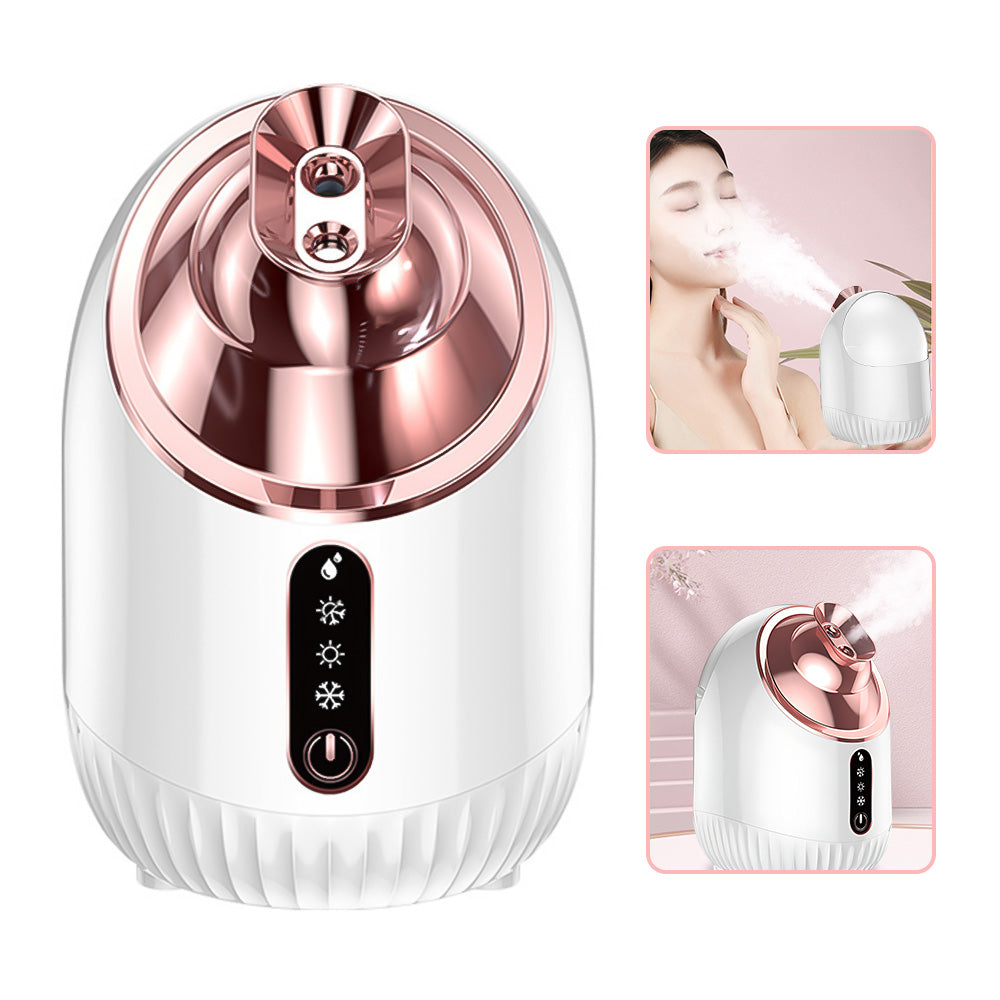 FACIAL SKIN MOISTURIZER COLD WARM MIST 3IN1 ATOMIZER NANO WHITE Packaging status original