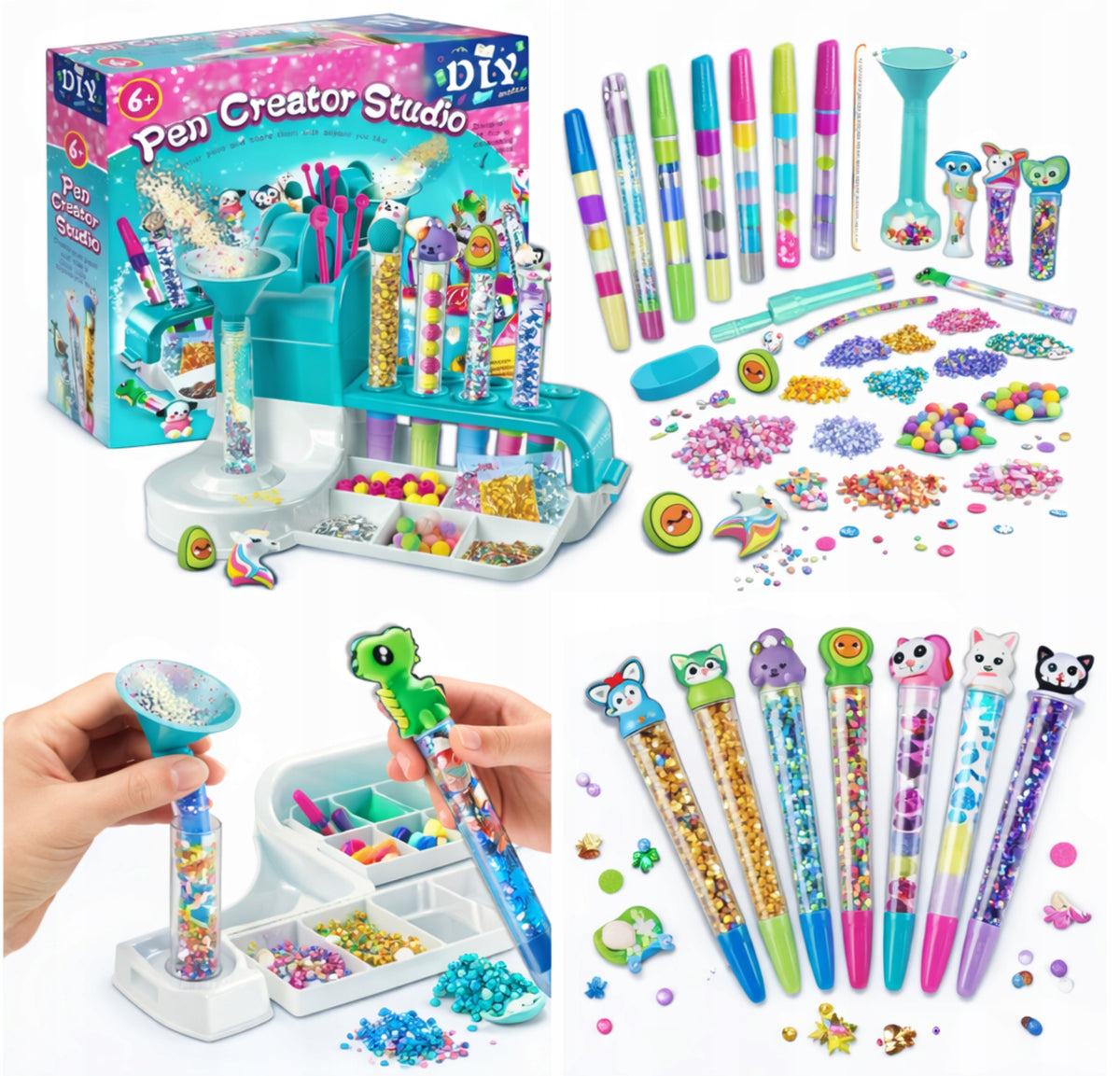 FACTORY FOR MAKING PENS CREATIVE SET FOR CHILDREN DIY PEN CREATOR Manufacturer code STUDIO DŁUGOPIS DROBIAZGARNIA