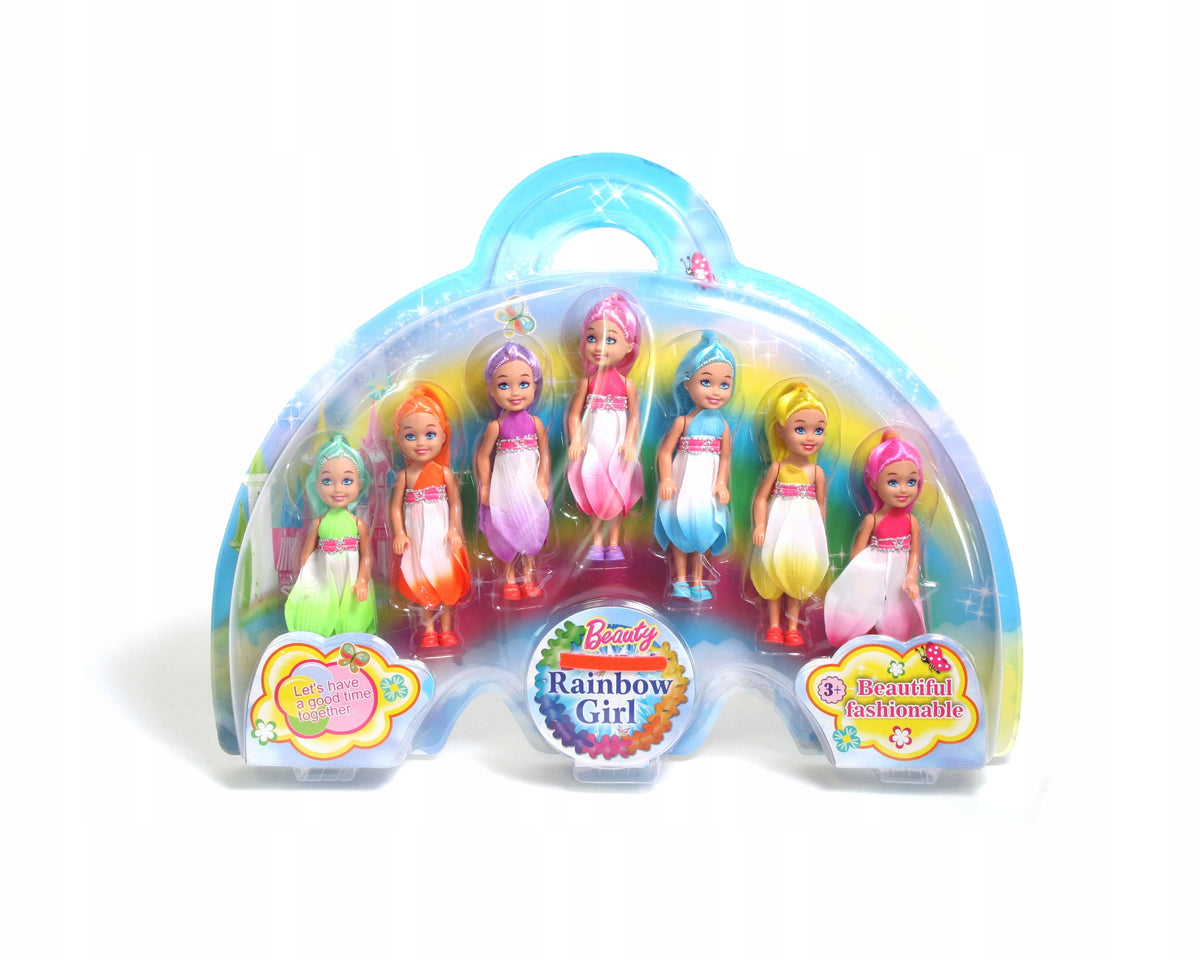 FAIRY DOLL mini doll 14cm SET OF 7 PCS