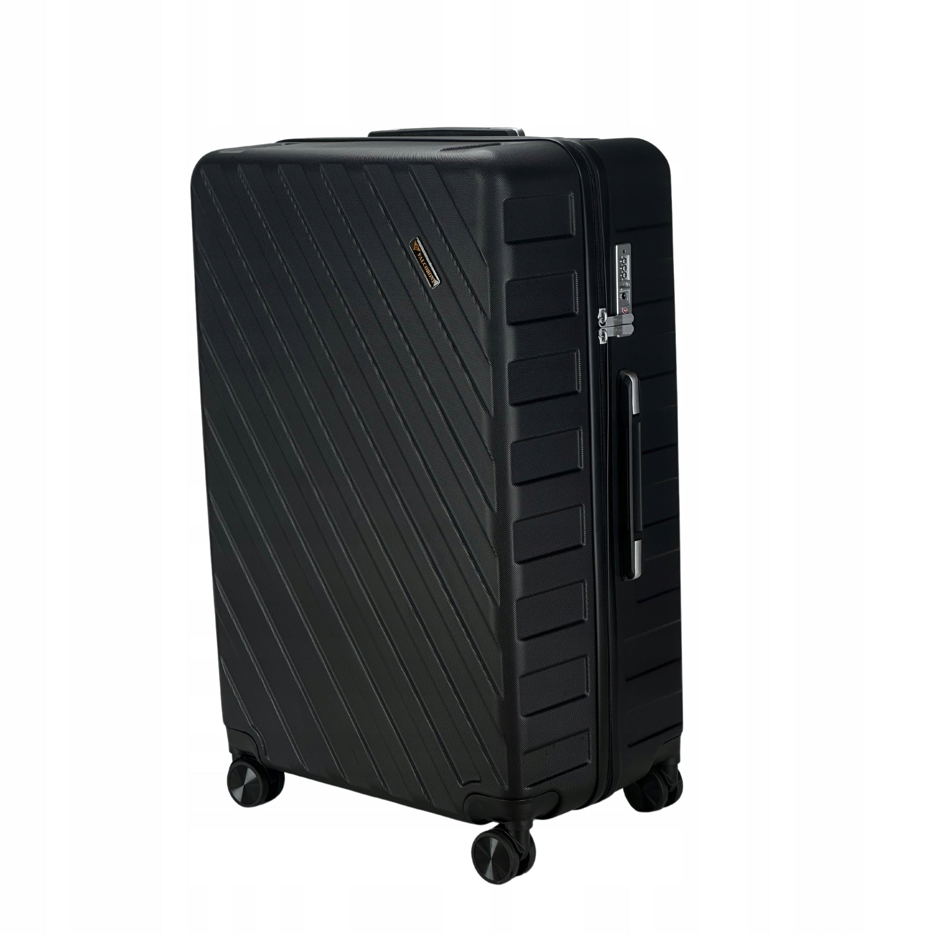 FALCORONE Large POLYCARBONATE suitcase with TSA protection Brand no brand
