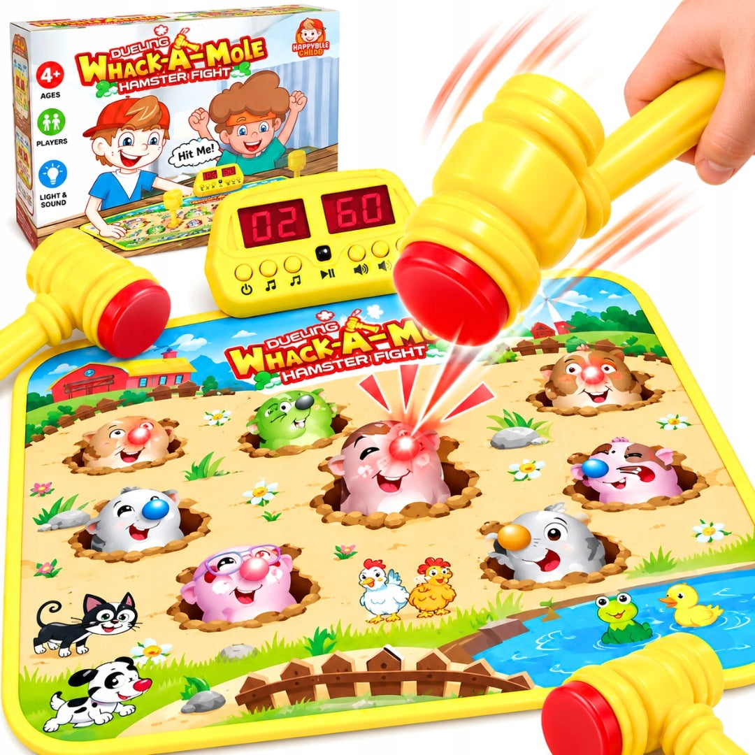 FAMILY ARCADE GAME WHIP MOLE WHACK AND MOLE FUN FOR 4 5 6 7 YEAR OLD