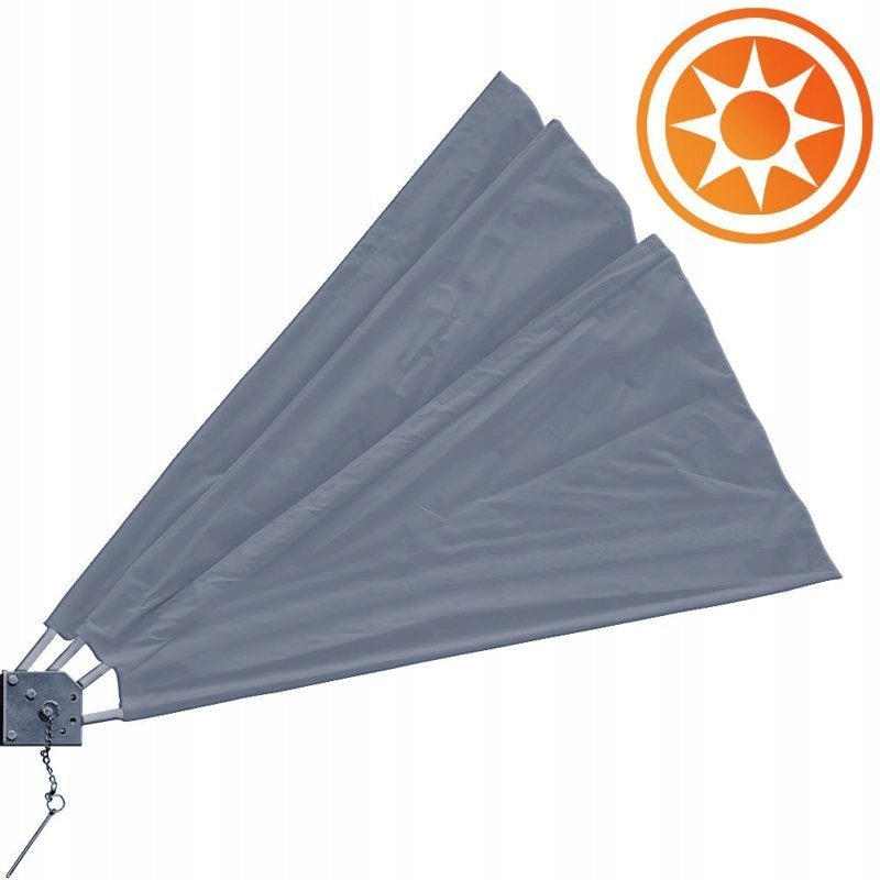 FAN BALCONY COVER FOR BALCONY AWNING 140CM Length 140 cm