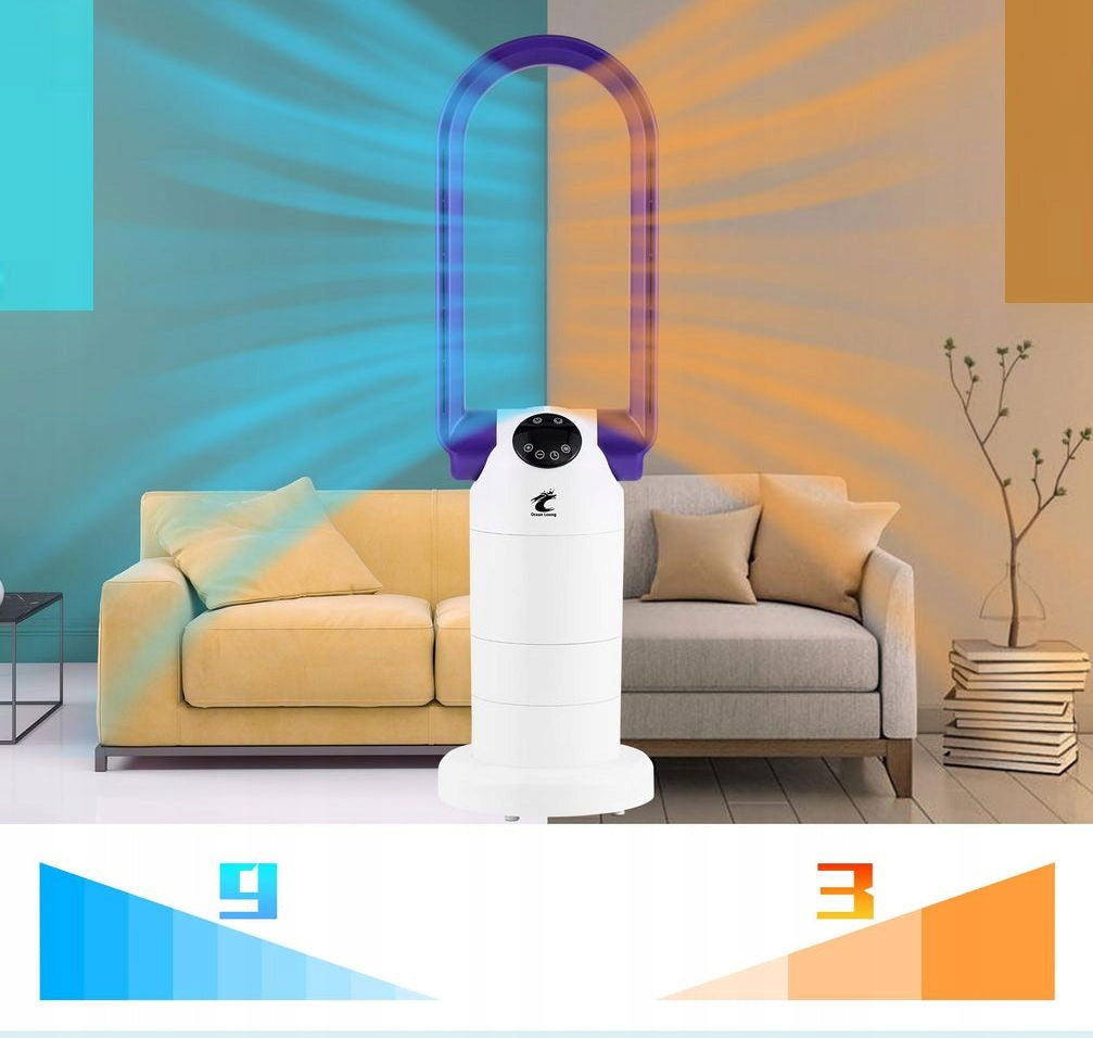 FAN BLADELESS AIR PURIFIER H13 HEPA C53 Dominant color white