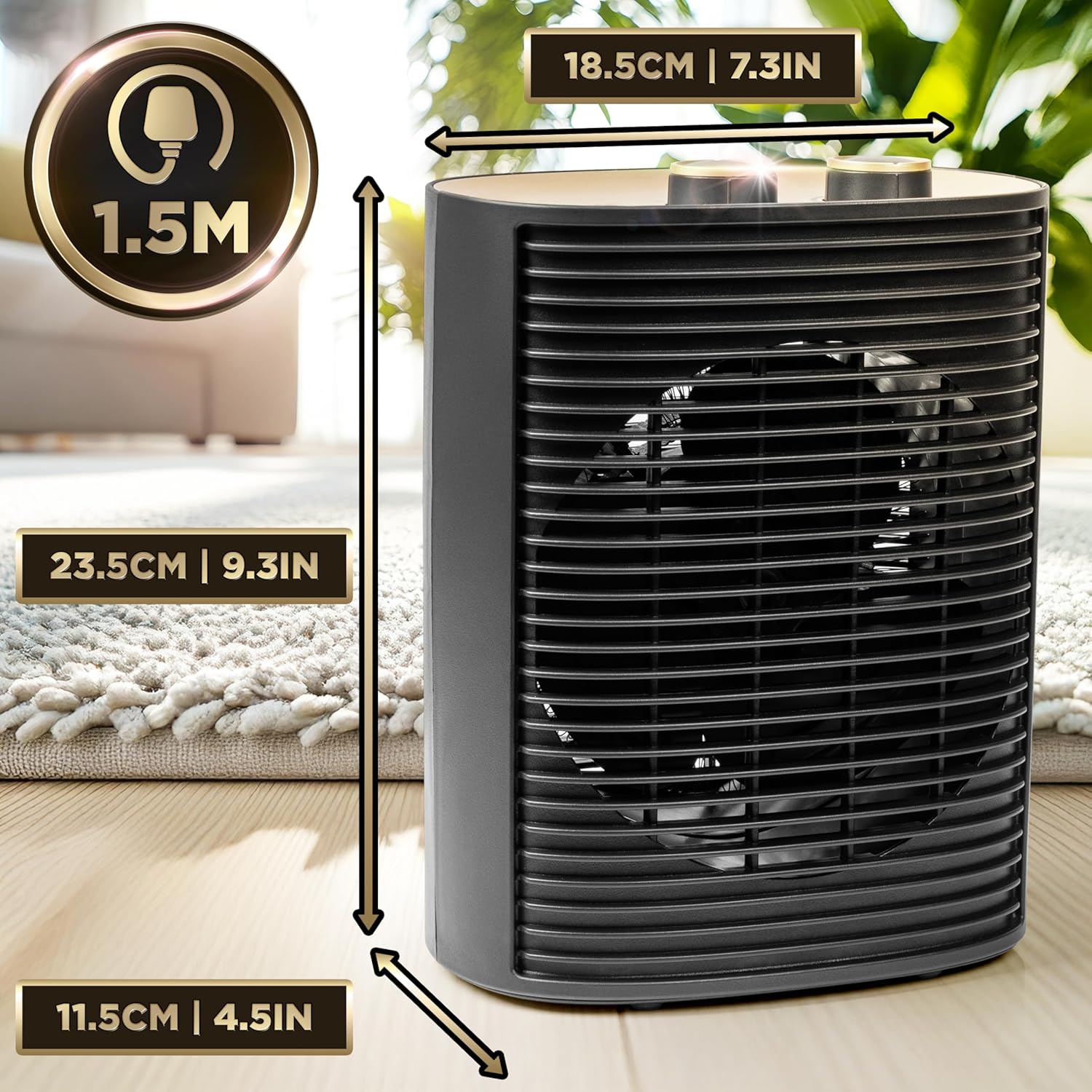 FAN DURONIC HV32 2000W APRON MINI RADIATOR WITH THERMOSTAT Manufacturer code 5056311905041