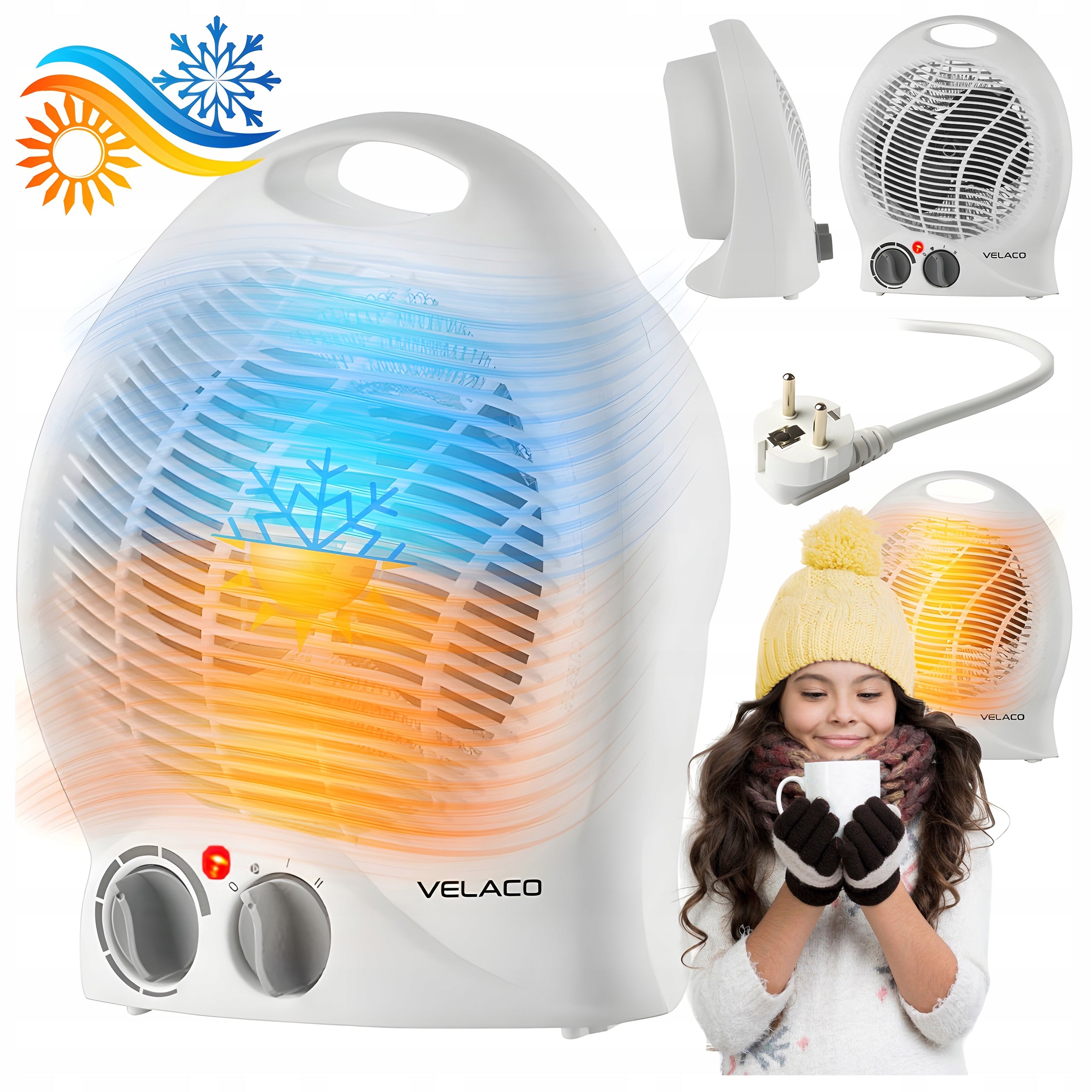 FAN ELECTRIC HEATER ELECTRIC FARELKA MISTI 2000 WATT