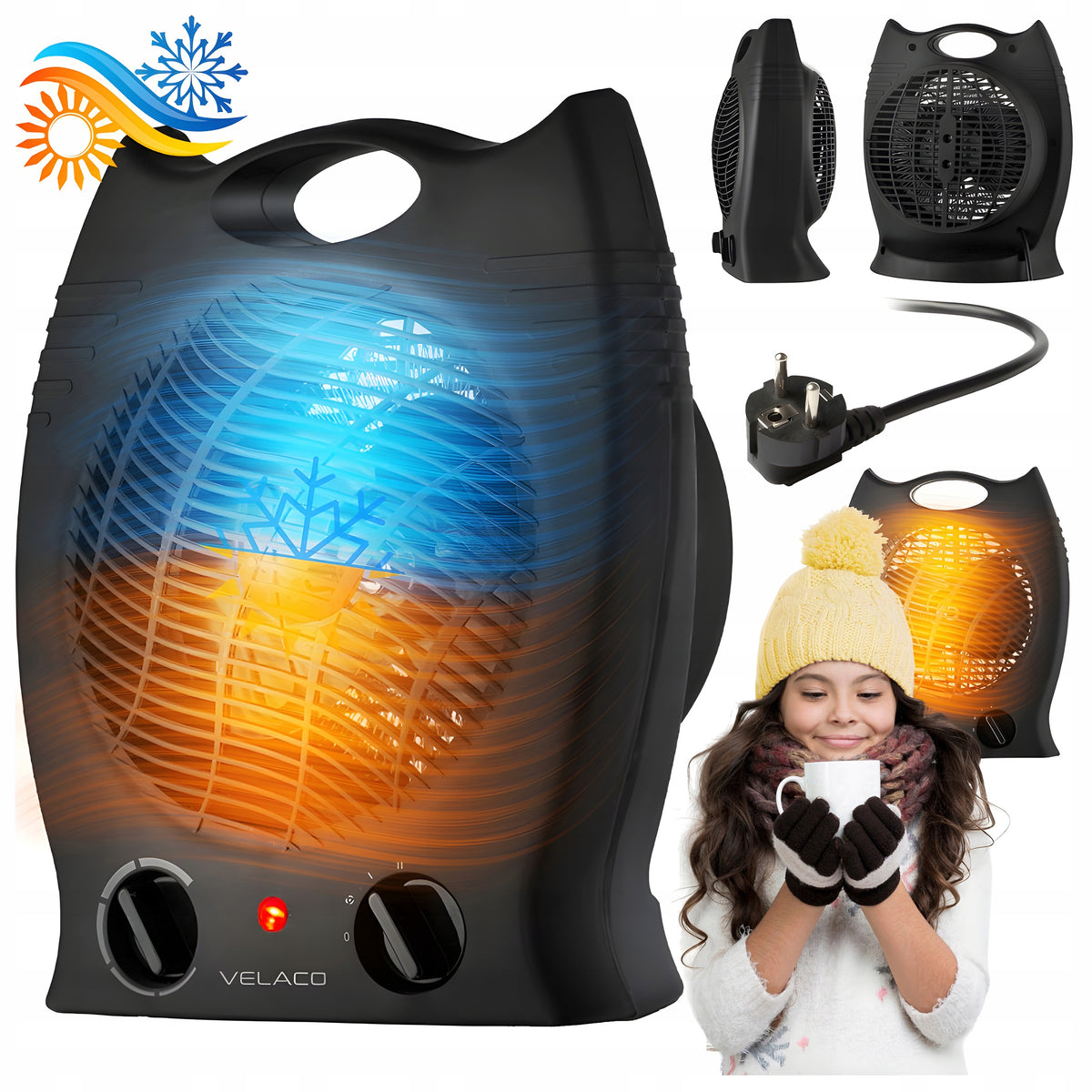 FAN ELECTRIC HEATER ELECTRIC FARELKA PIKO 2000 WATT