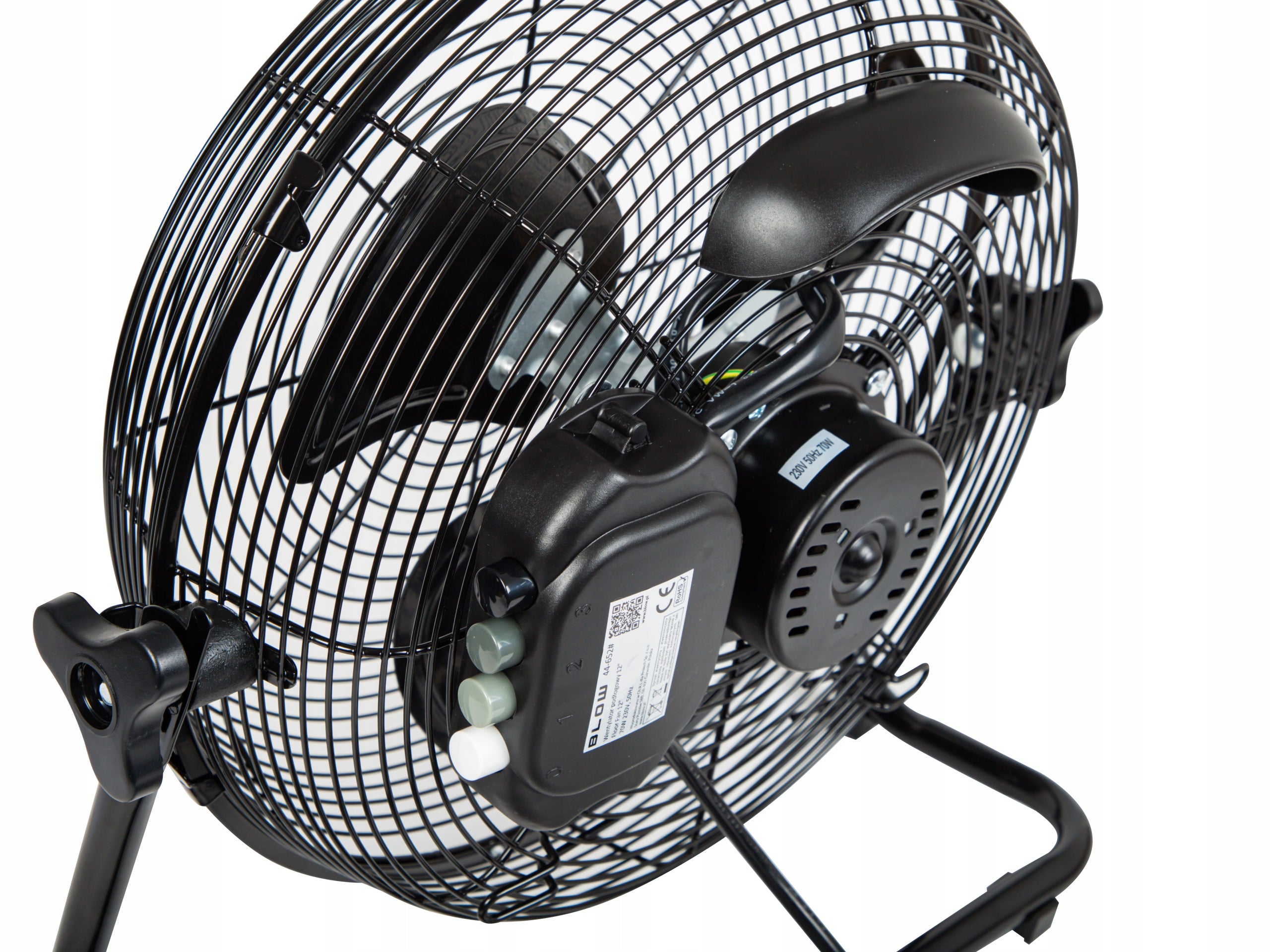 FAN FLOOR CIRCULATOR POWERFUL QUIET 70W 3 MODES BLACK 30CM Model 70W CZARNY