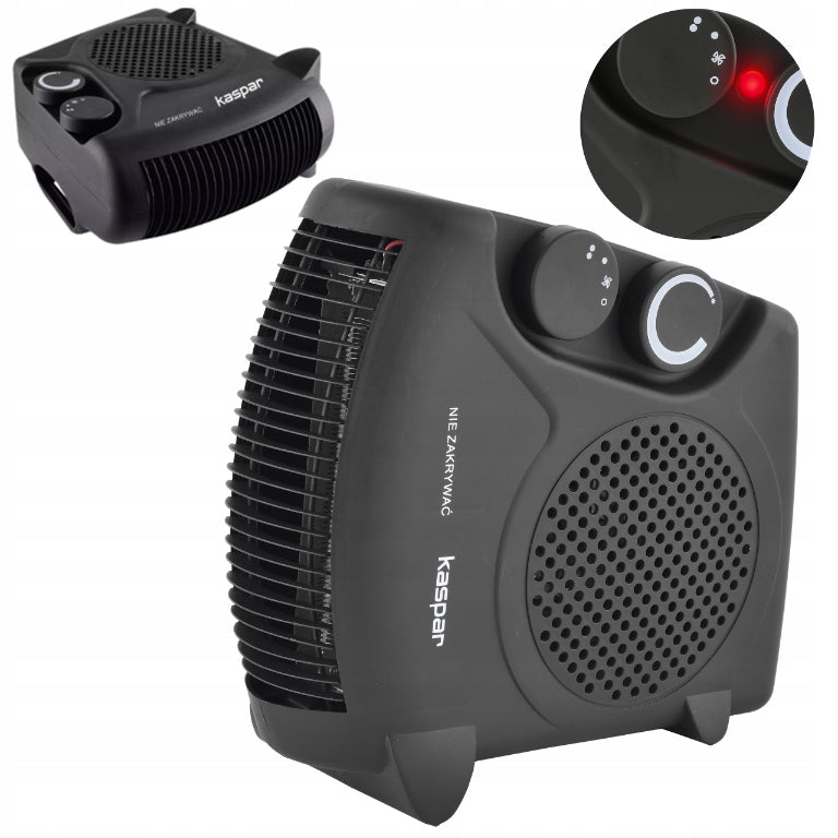 FAN HEATER APRON ELECTRIC HEATER 2000W 3 LEVELS WITH THERMOSTAT