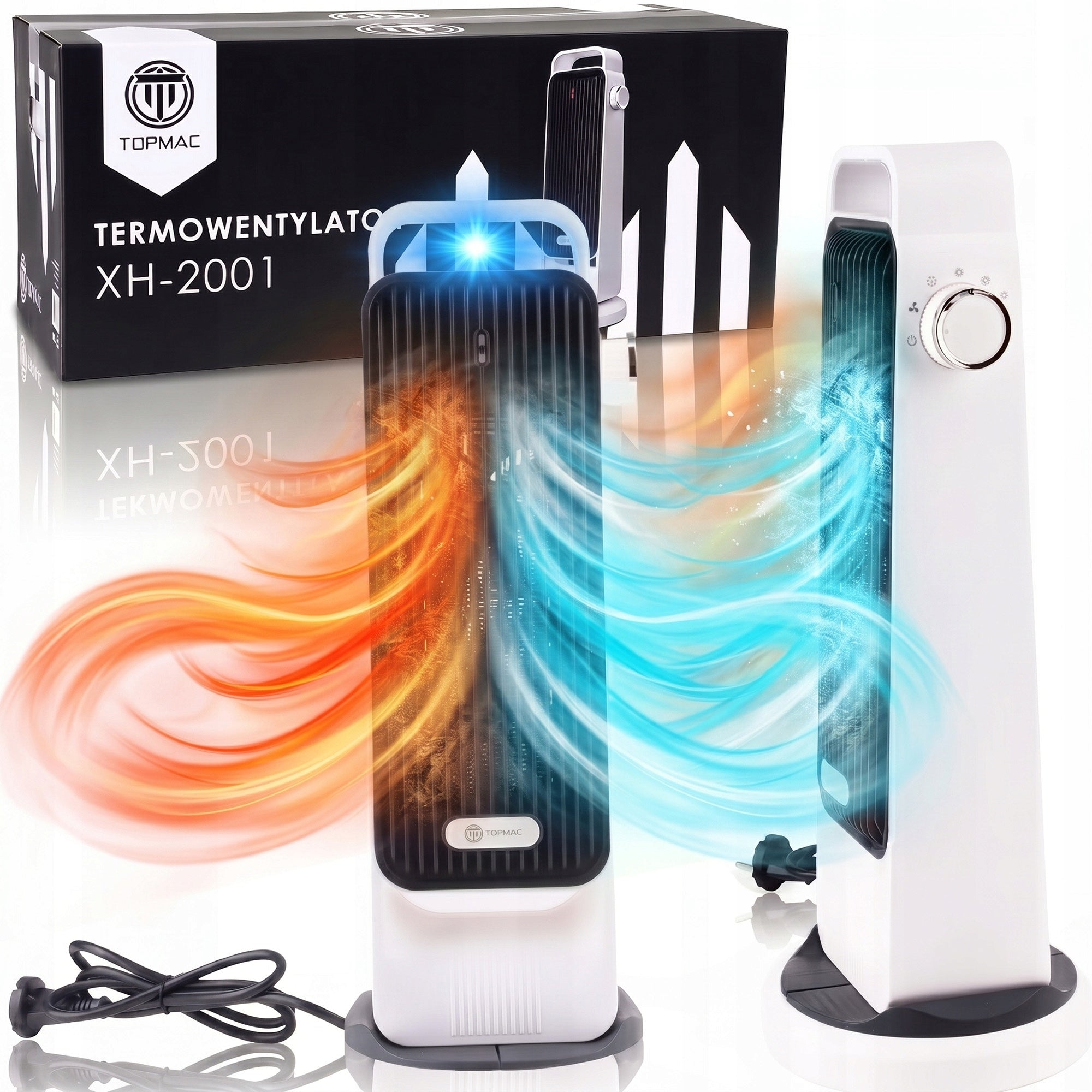 FAN HEATER APRON HEATER STRONG ROOM COOL COLD AIR SUPPLY 2000W