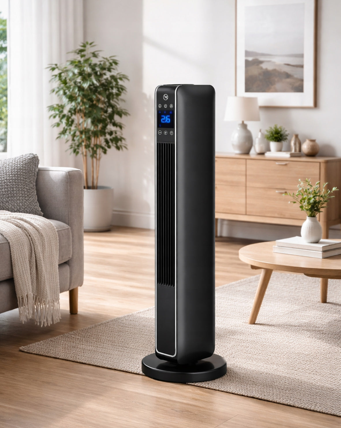 FAN HEATER ELECTRIC CERAMIC OSCILLATION 2200W + REMOTE CONTROL Manufacturer code ZLN2076