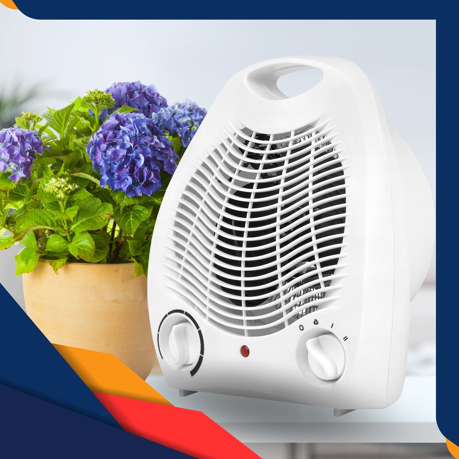 FAN HEATER ELECTRIC HEATER FARELKA HEATER WITH THERMOSTAT 2000W Packaging status original