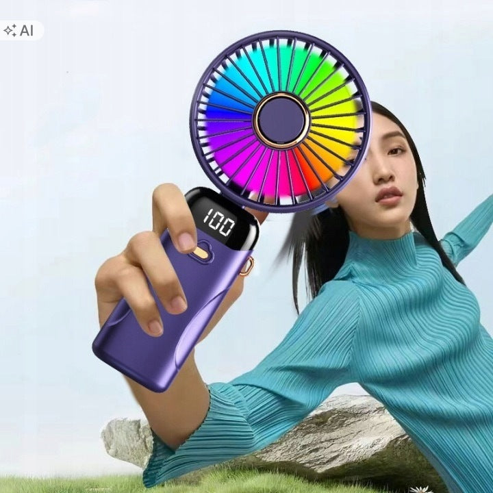 FAN MINI WINDMILL PORTABLE MOBILE HANDHELD FOLDING Manufacturer code Przenośny Wentylator Ręczny Mini USB Składany