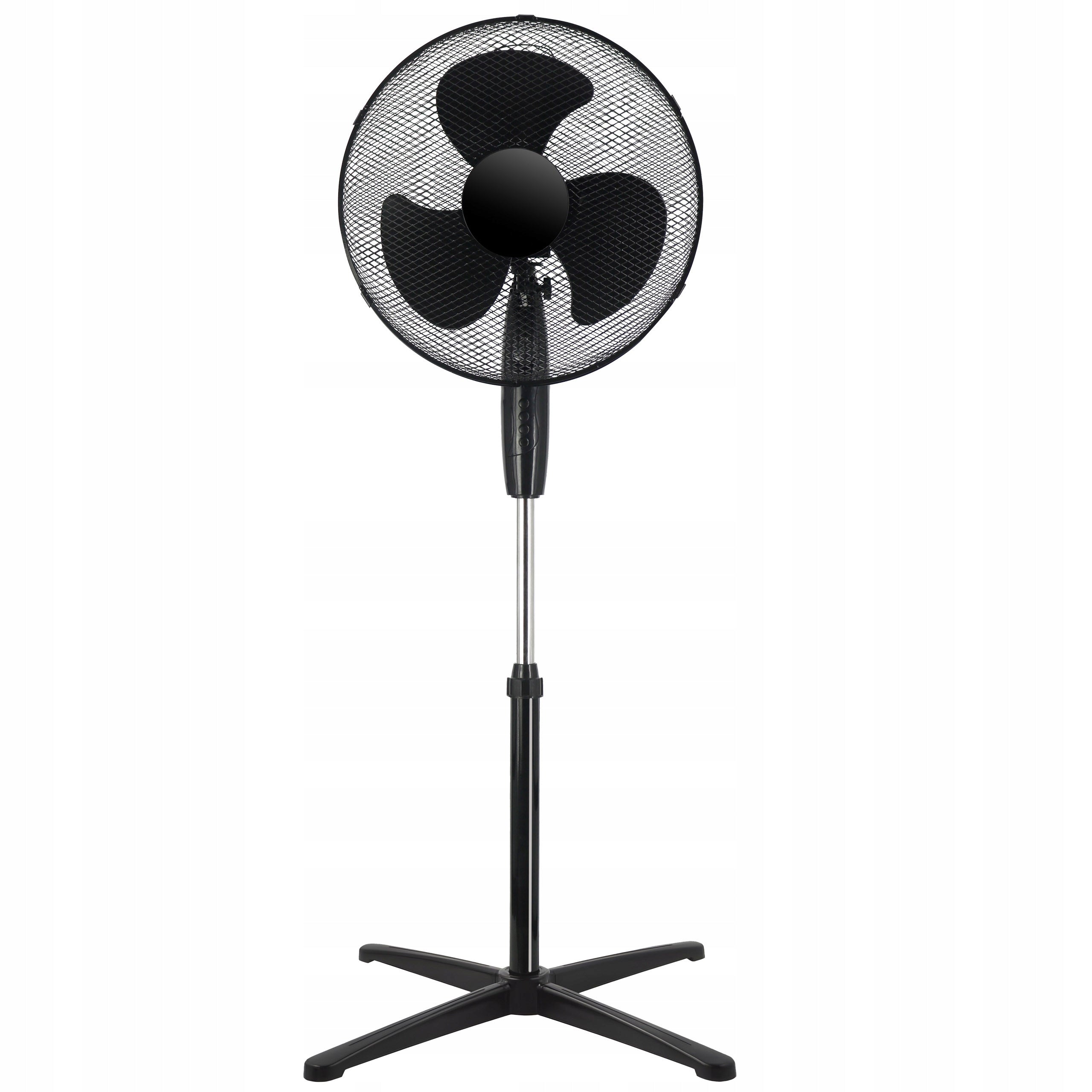 FAN STANDING FLOOR WINDMILL STRONG BLACK QUIET 3 MODES 40W 40 cm Functions oscillation tilt angle adjustment height adjustment