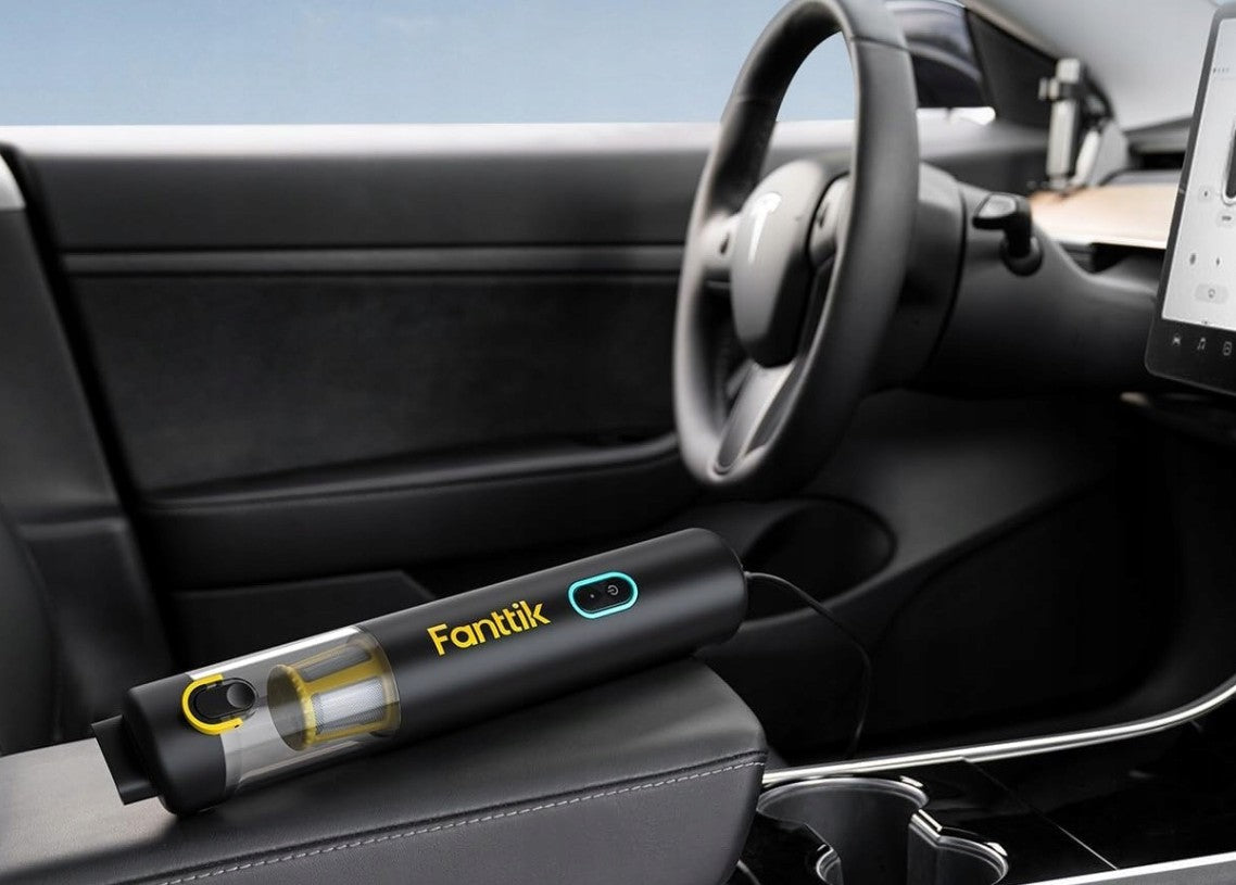FANTTIK V8 Apex Cordless Handheld Vacuum Cleaner Car Blower Pump Dominant color black