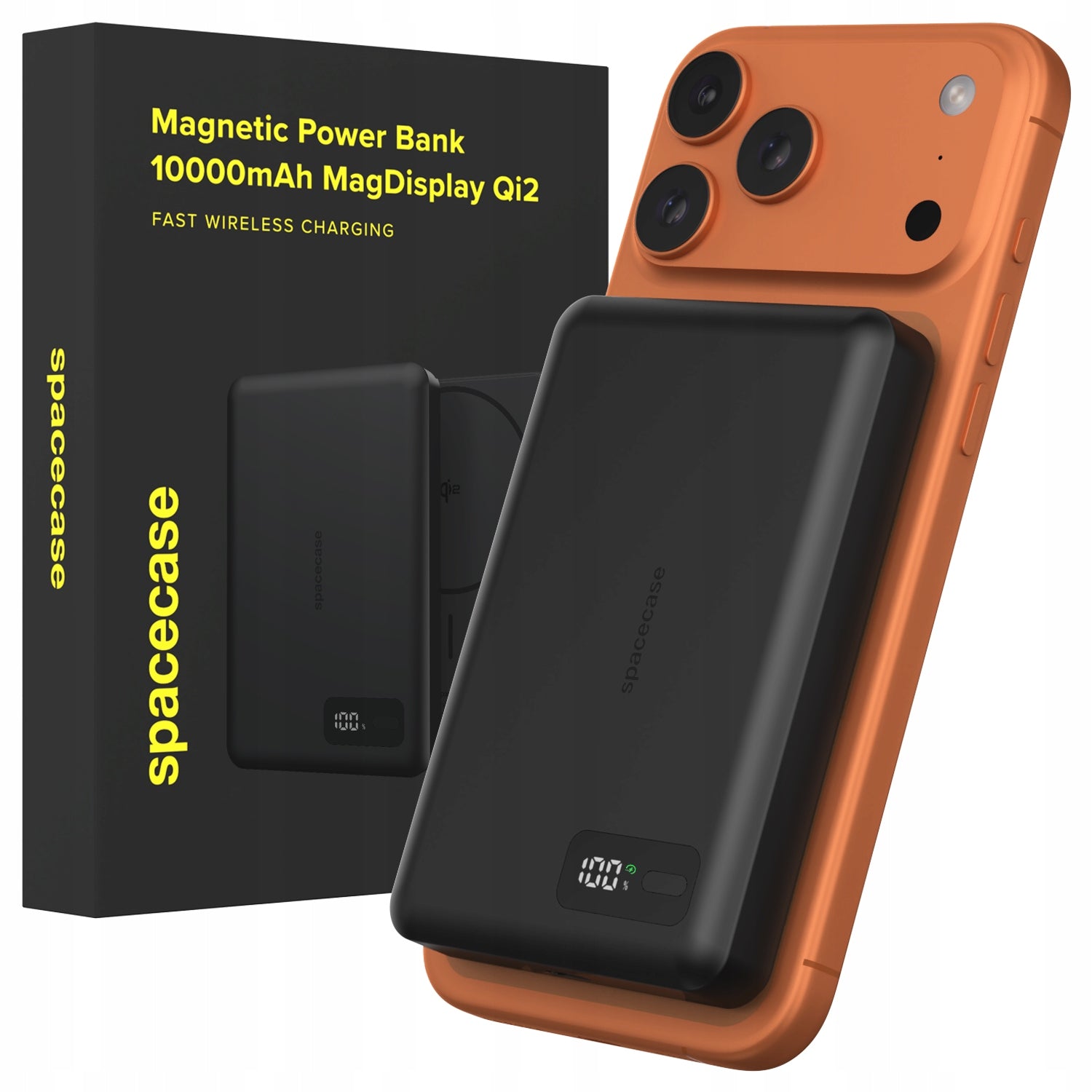 FAST INDUCTION POWERBANK FOR MAGSAFE 10000MAH MAGNETIC QI2 FOR IPHONE