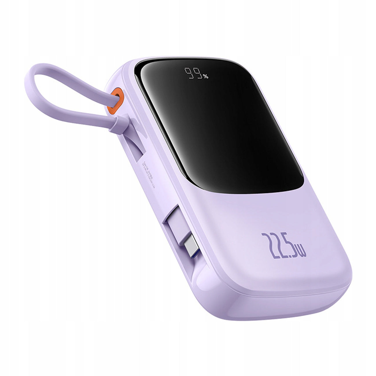 FAST POWER BANK BASEUS 10000 mAh 22.5W USB-C USB-A BUILT-IN USB-C CABLE Battery capacity 10000 mAh