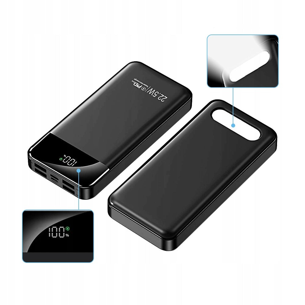 FAST POWERBANK 30000mAh 22,5W QC PD USB C USB POWER BANK POWERFUL TRAVELER Packaging status original