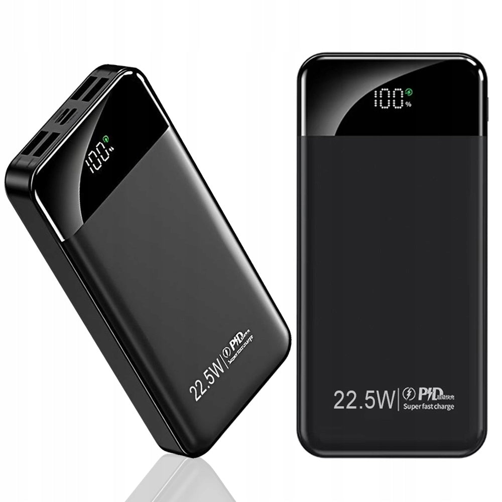 FAST POWERBANK 30000mAh 22,5W QC PD USB C USB POWER BANK POWERFUL TRAVELER