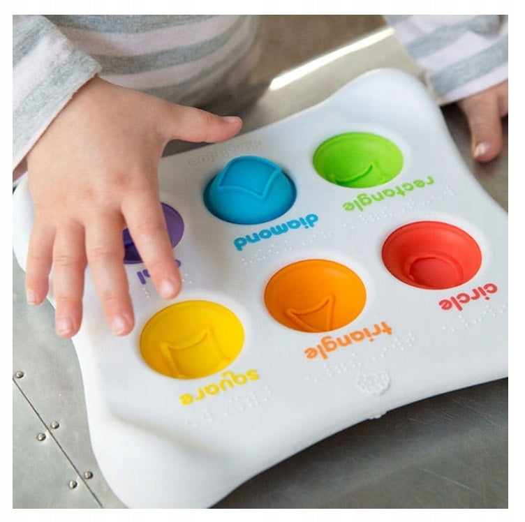 FAT BRAIN TOY BUBBLES DIMPL DUO COLORFUL SHAPES Brand Fat Brain Toys