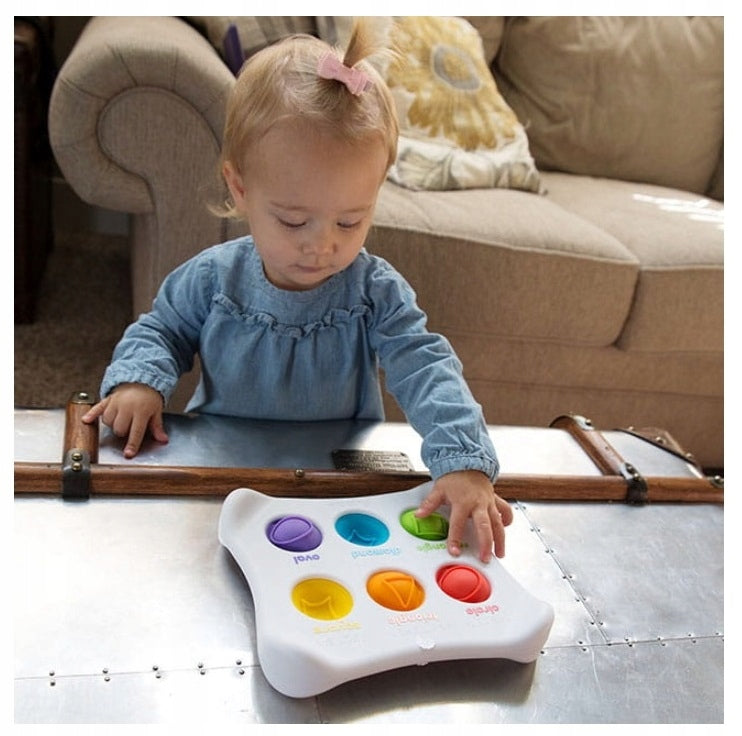 FAT BRAIN TOY BUBBLES DIMPL DUO COLORFUL SHAPES Color multicolor