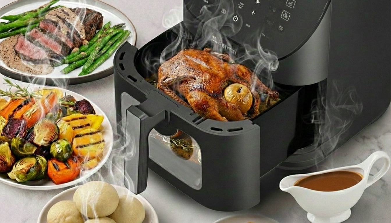FAT FREE AIR FRYER 8L LARGE 2000W 14 PROGRAMS Manufacturer code AIR FRYER Zenito FRYTKOWNICA DUŻA