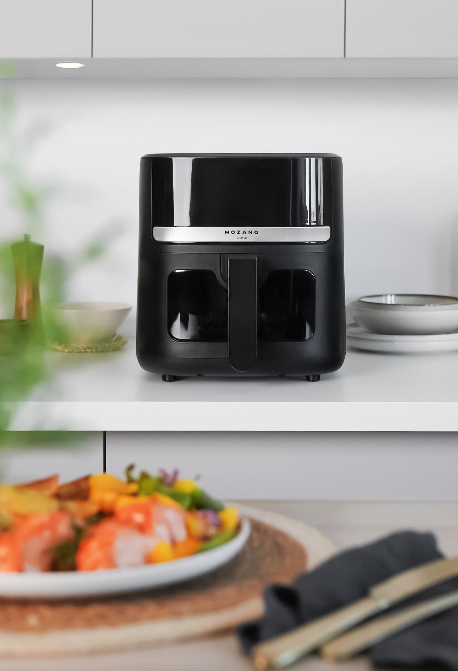 FAT FREE AIR FRYER LARGE 5L AIR FRYER STRONG 1500W MOZANO Brand Mozano