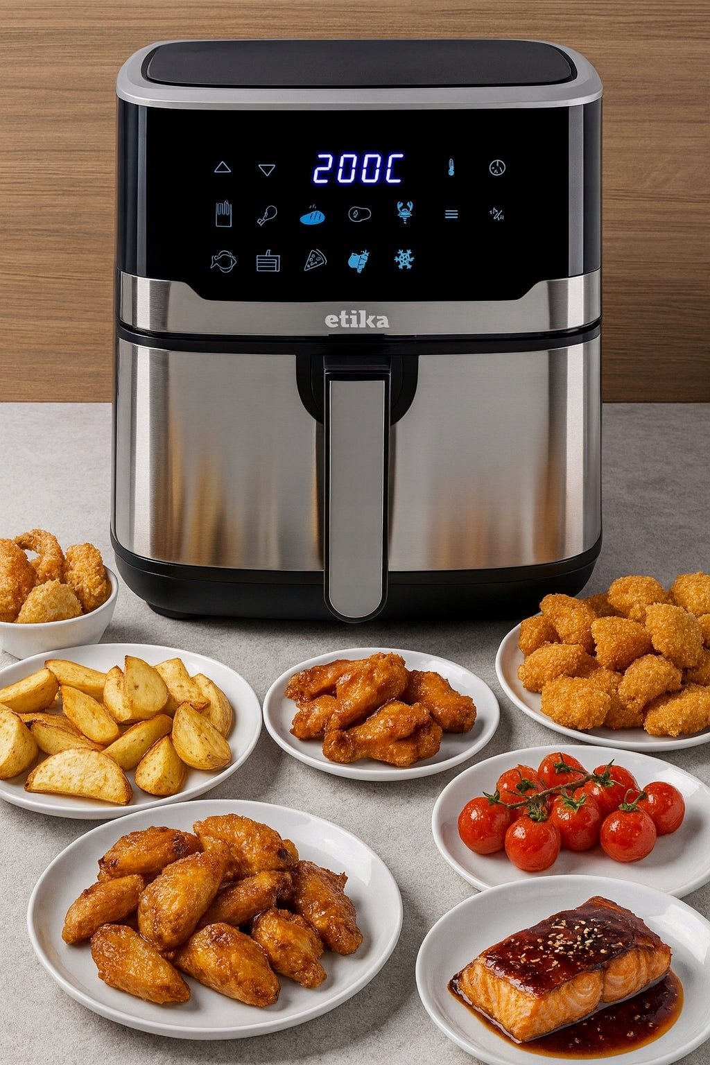 FAT FREE AIR FRYER LARGE 6,5L BOWL Model ET05